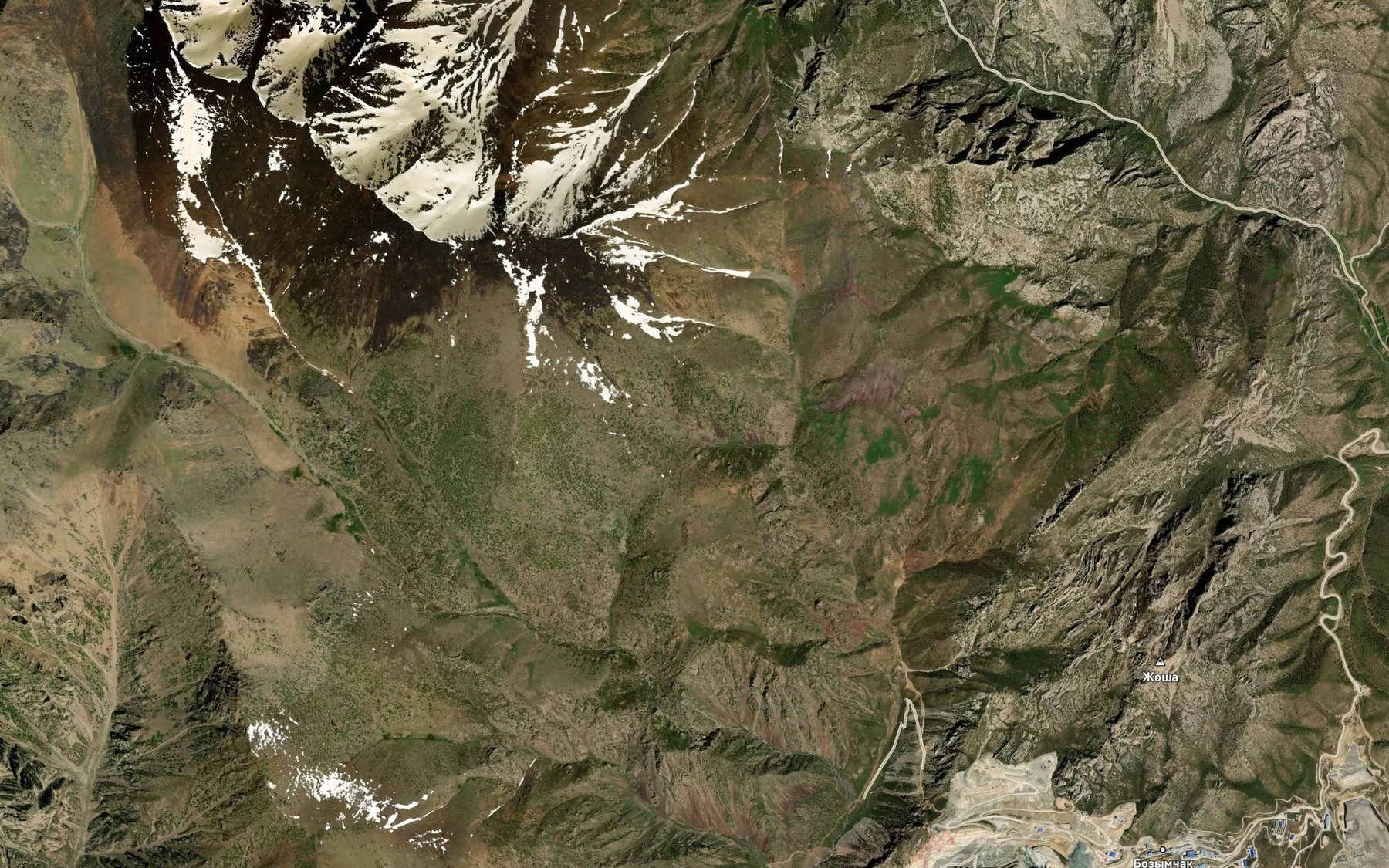 Satellite map of the Rodnik Koshkabulak
