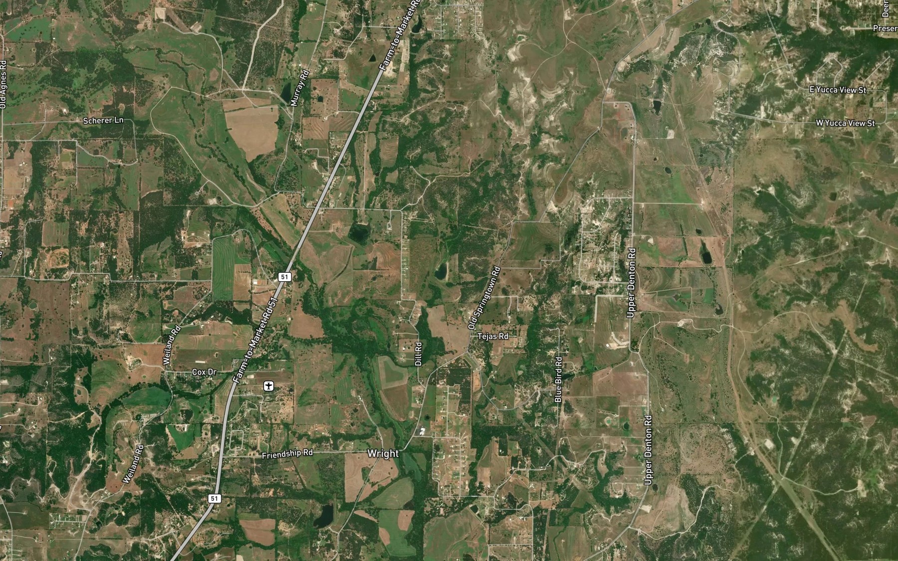 Satellite map of the Soil Conservation Service Site 16 Reservoir