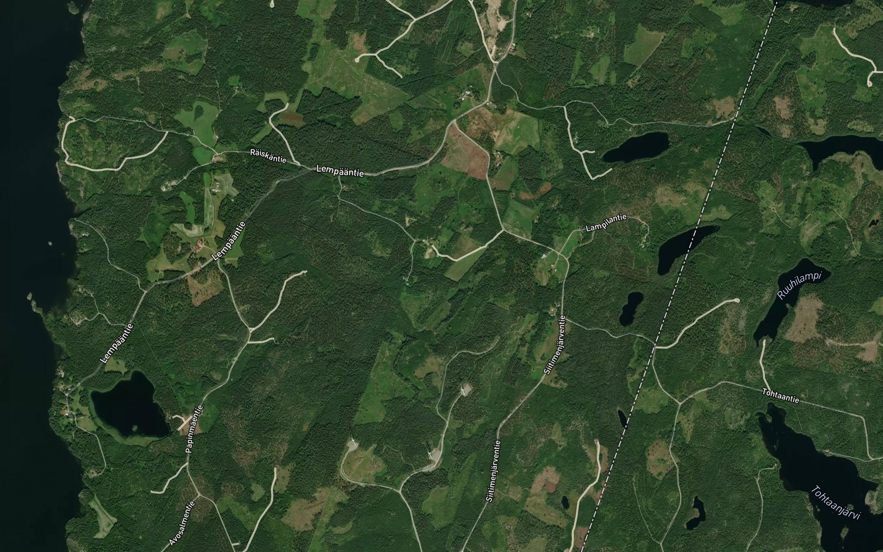 Satellite map of the Janisoja