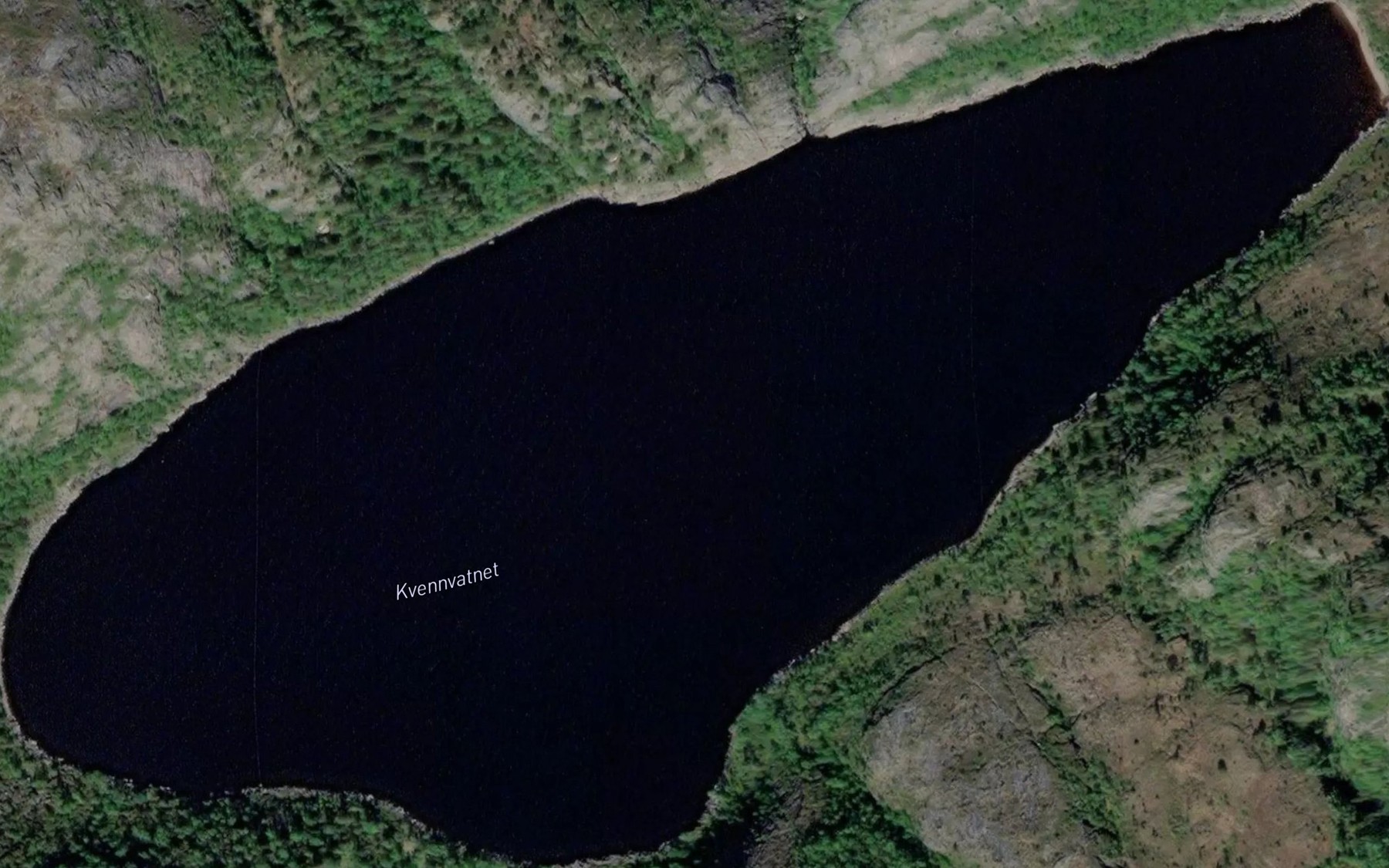 Satellite map of the Kvennvatnet