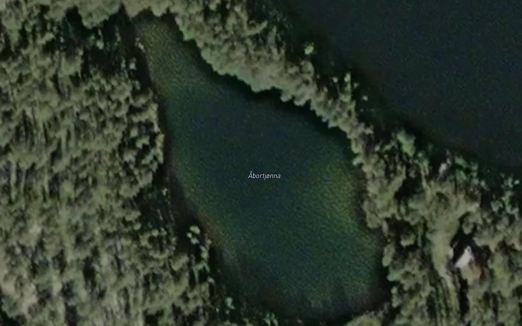 Satellite map of the Abortjorna