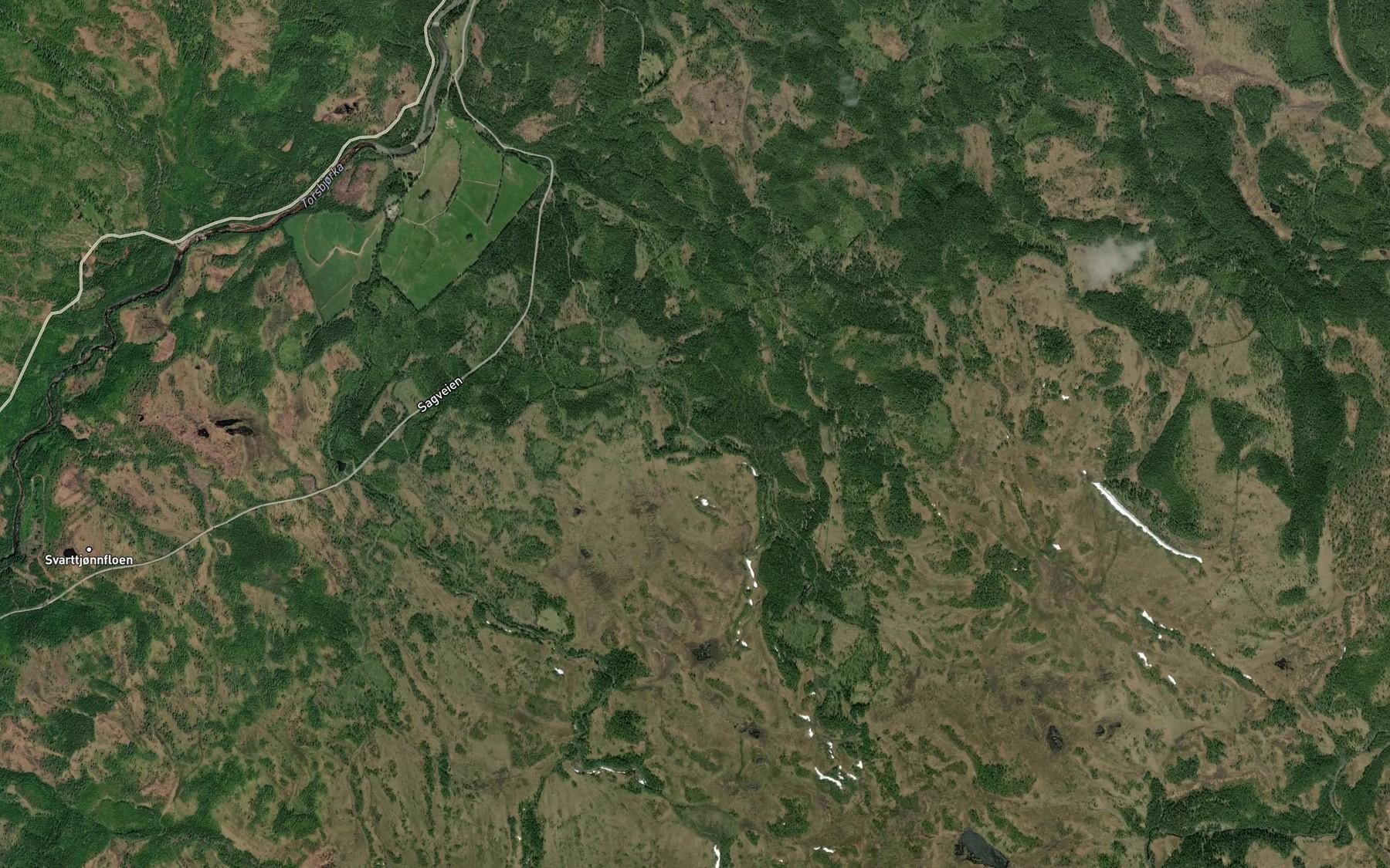 Satellite map of the Ellingsbekken