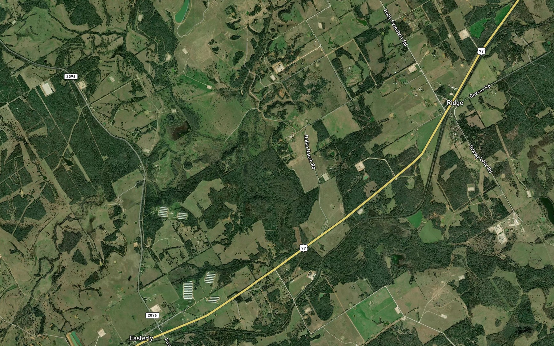 Satellite map of the Kirk Holes