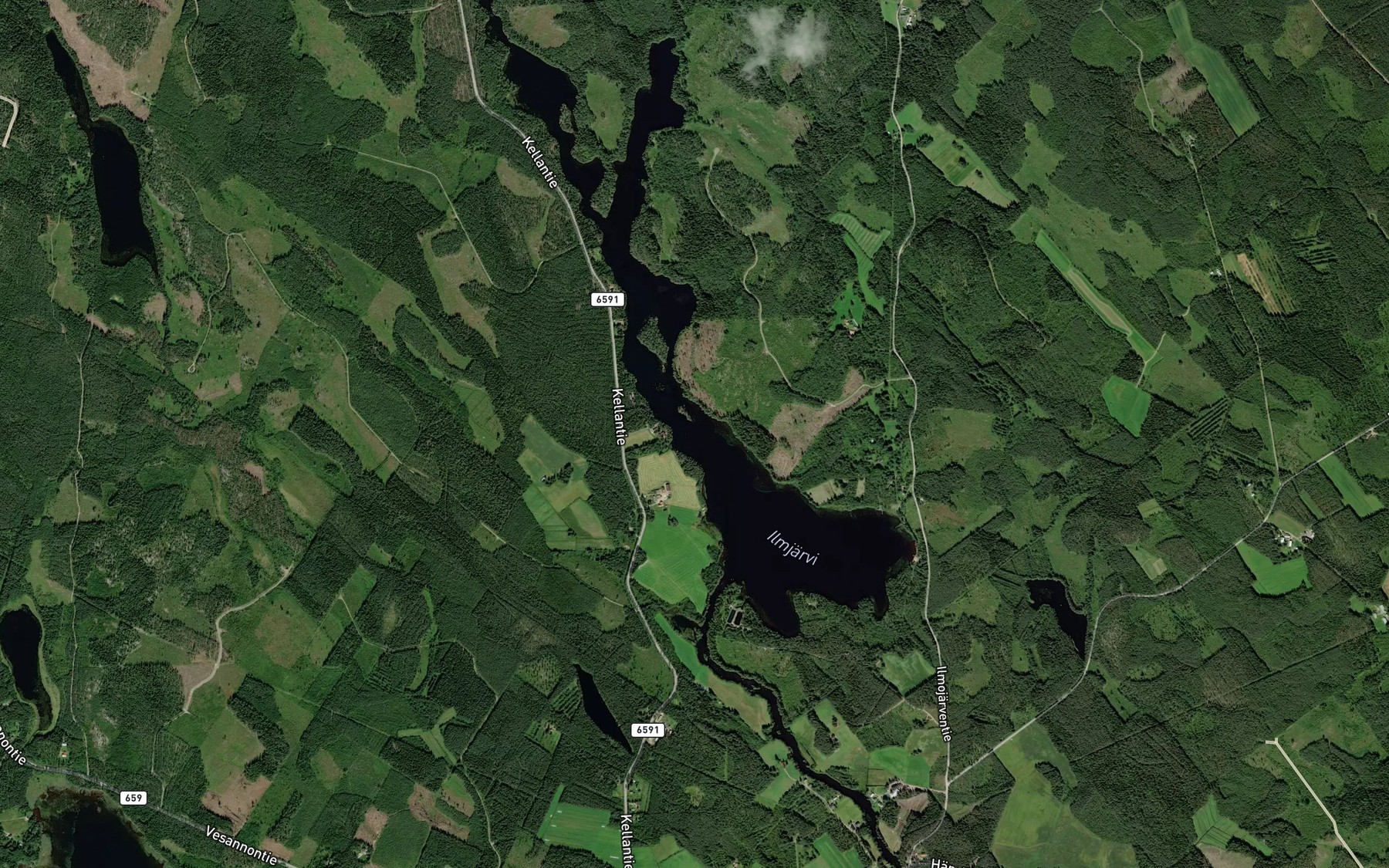 Satellite map of the Ilmojarvi