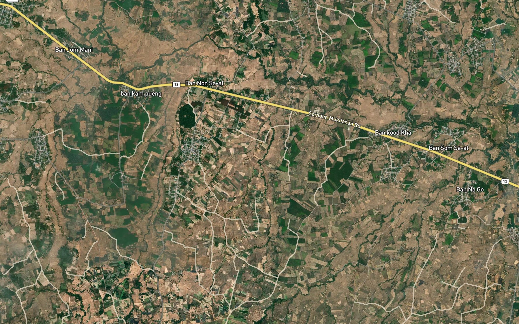 Satellite map of the Huai Phai