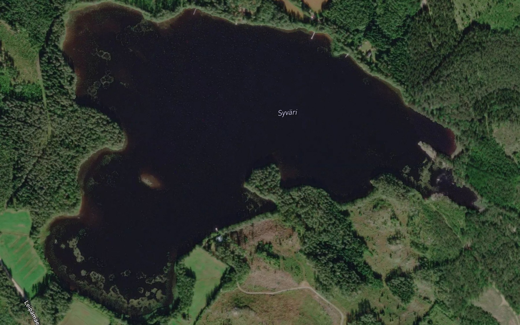 Satellite map of the Syvari