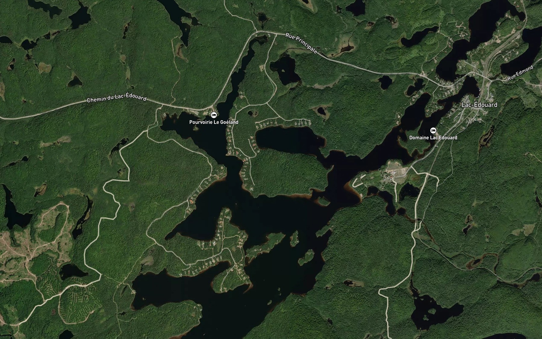 Satellite map of the Baie Bouleau