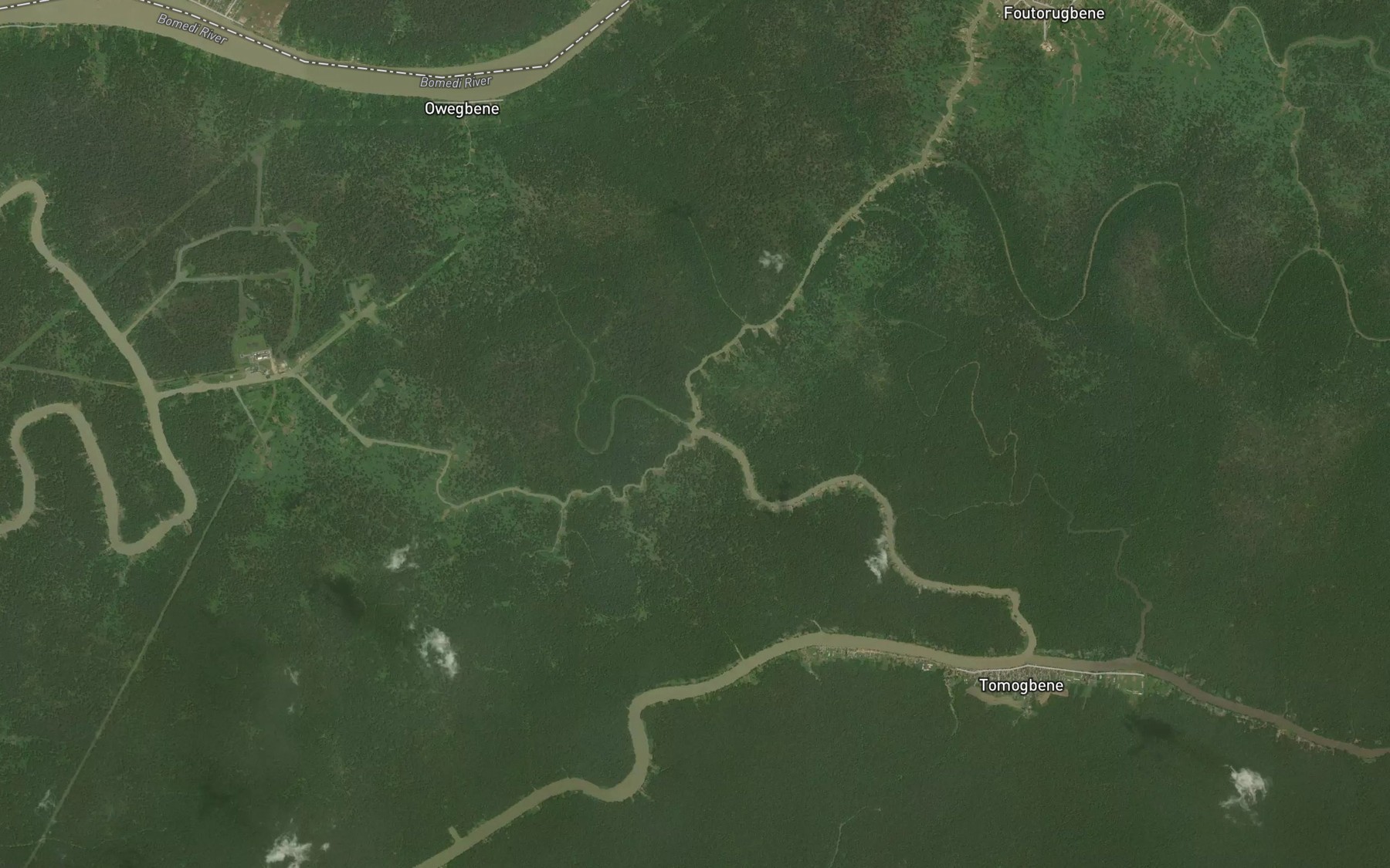 Satellite map of the Apobobia