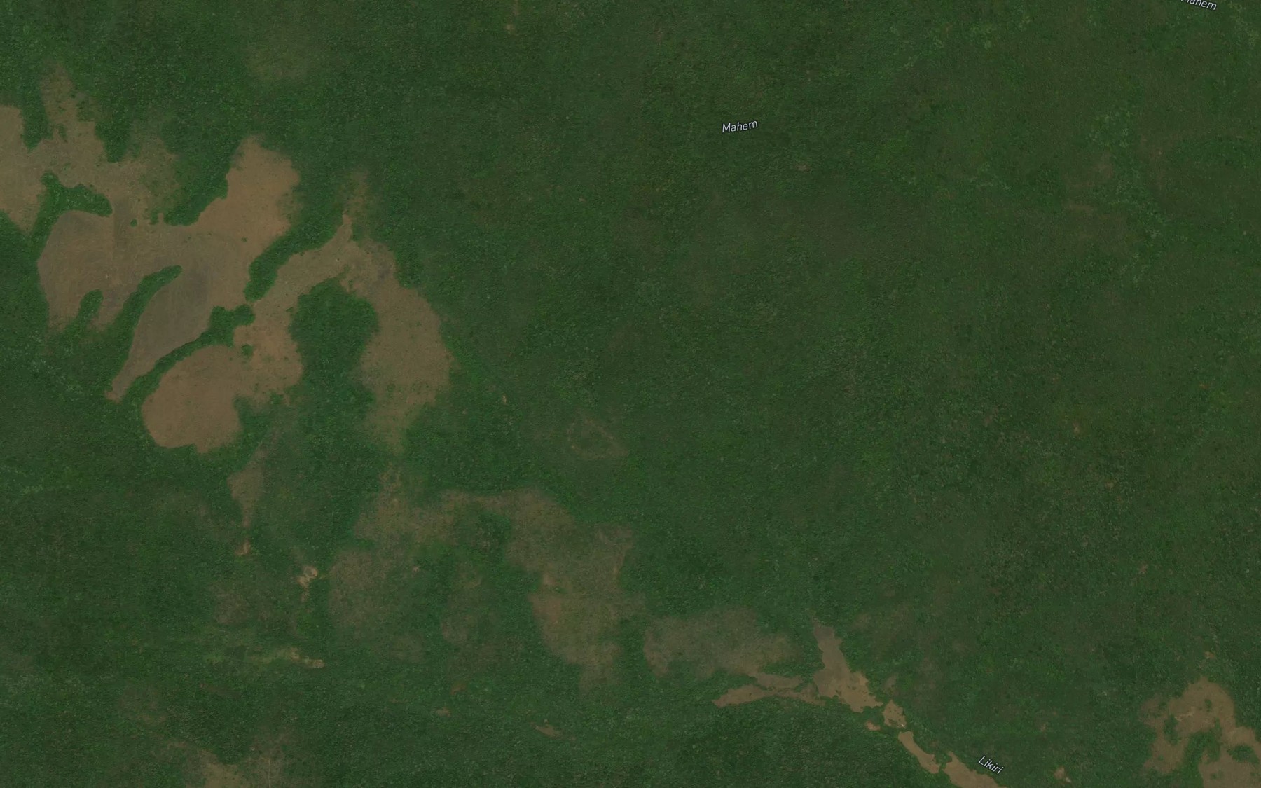 Satellite map of the Mba