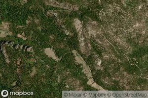 Satellite map of the Quebrada Honda