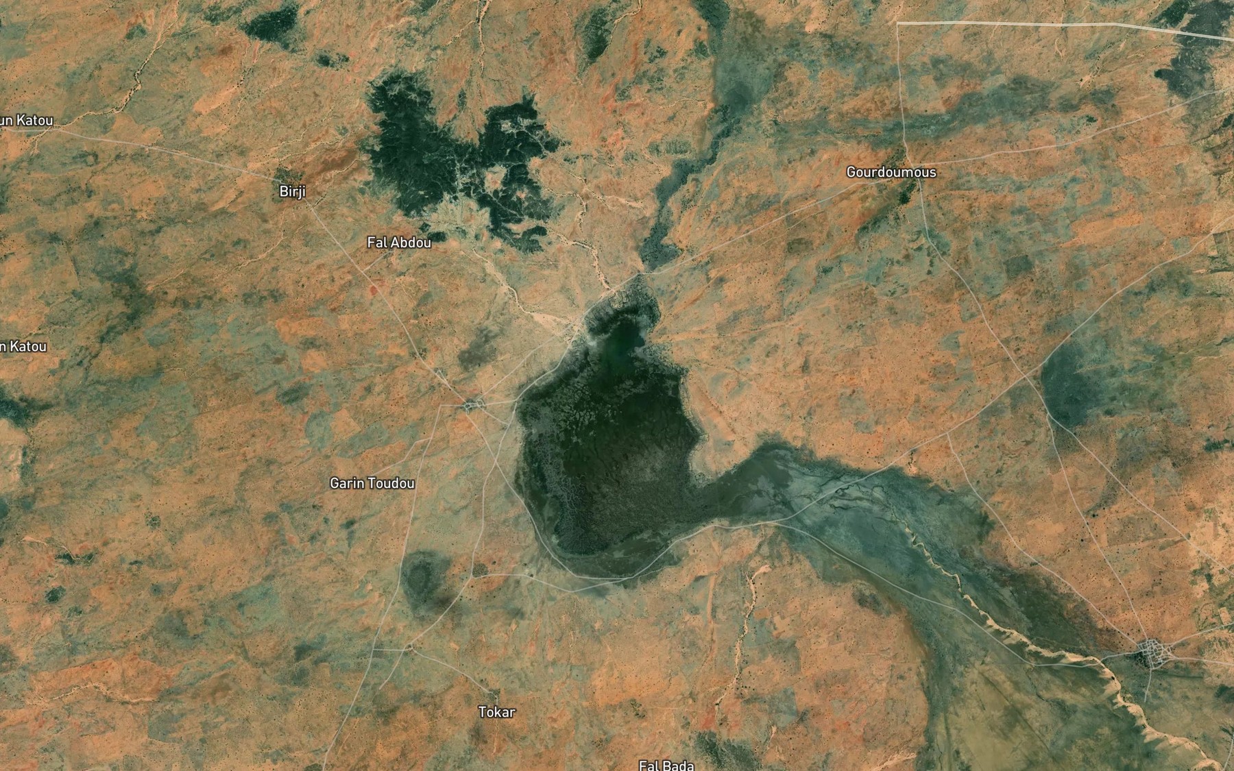 Satellite map of the Fal
