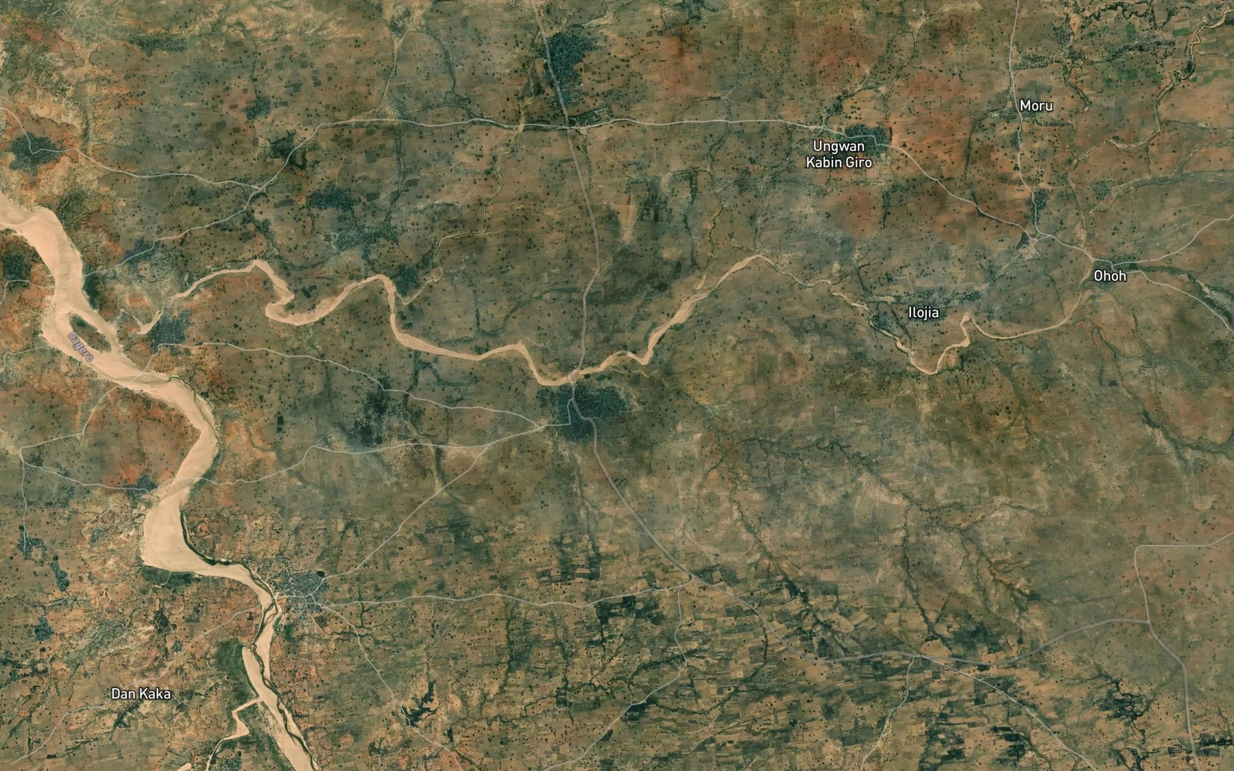 Satellite map of the Mara