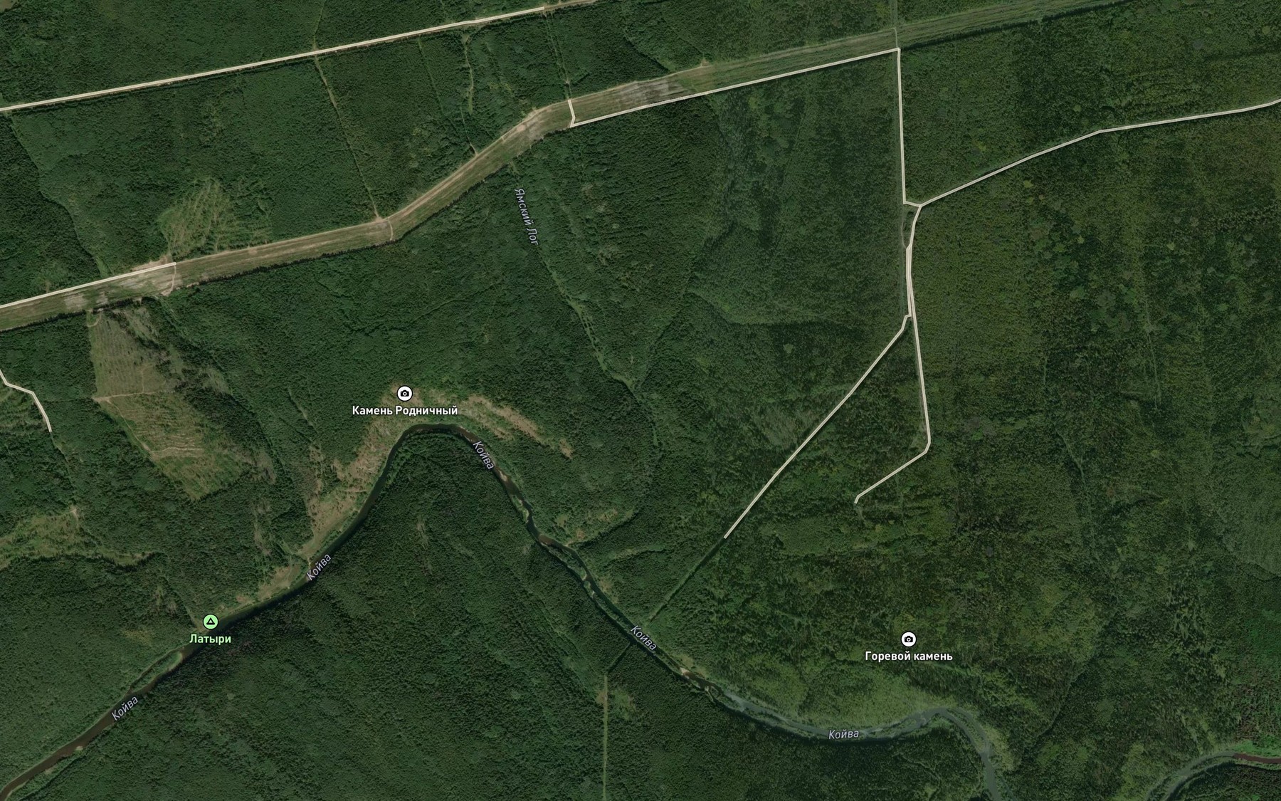Satellite map of the Yamskoy Log