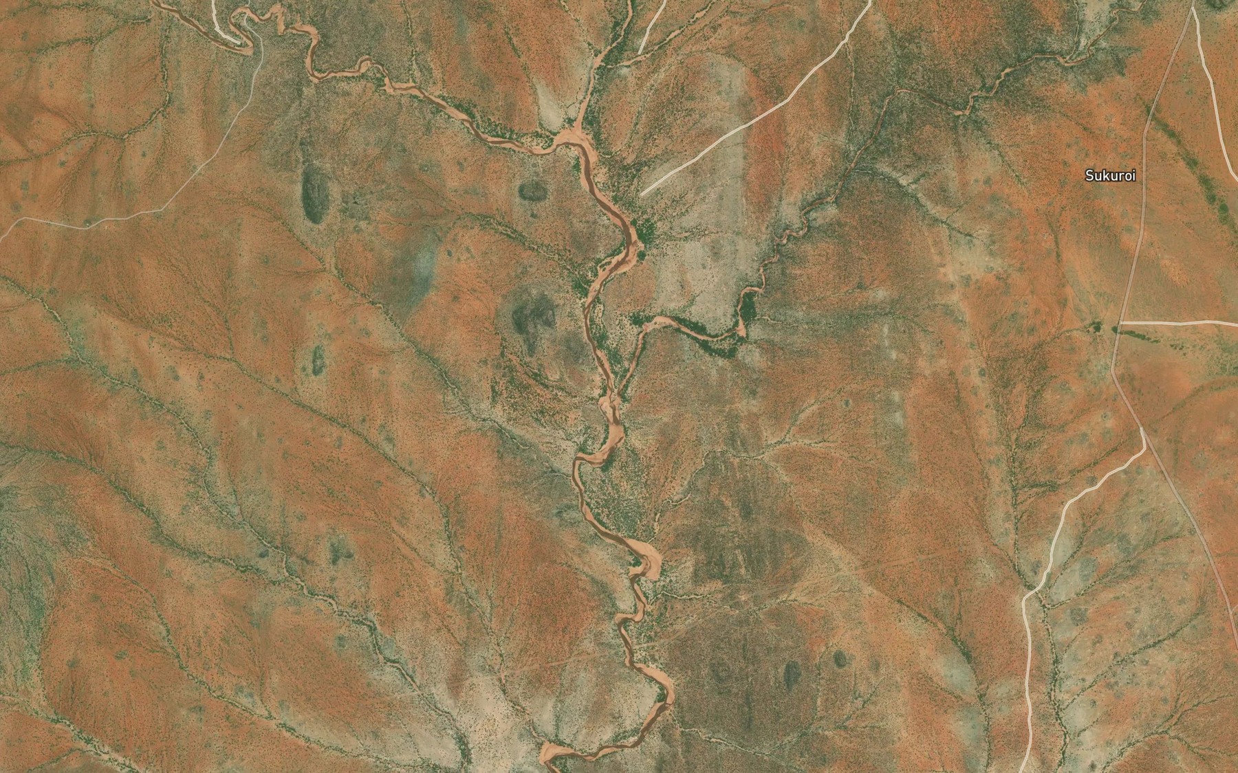 Satellite map of the Wamba