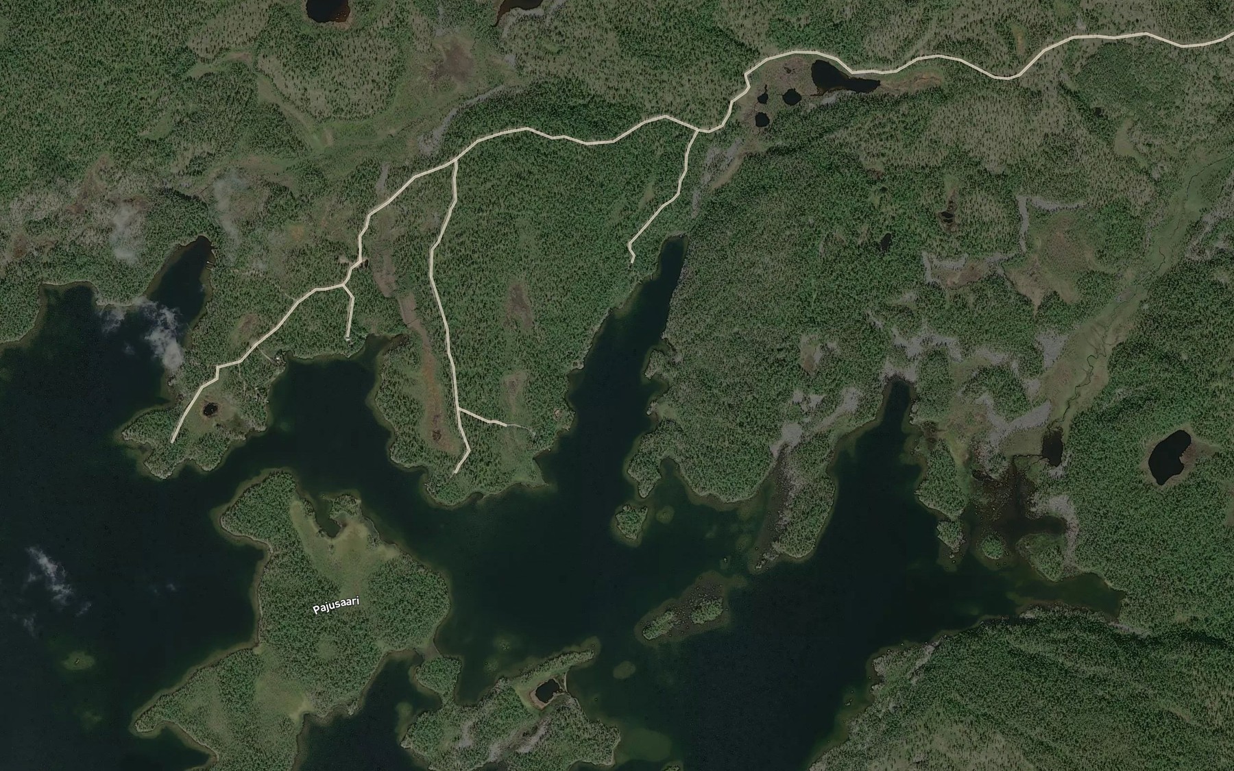 Satellite map of the Pahtalahti