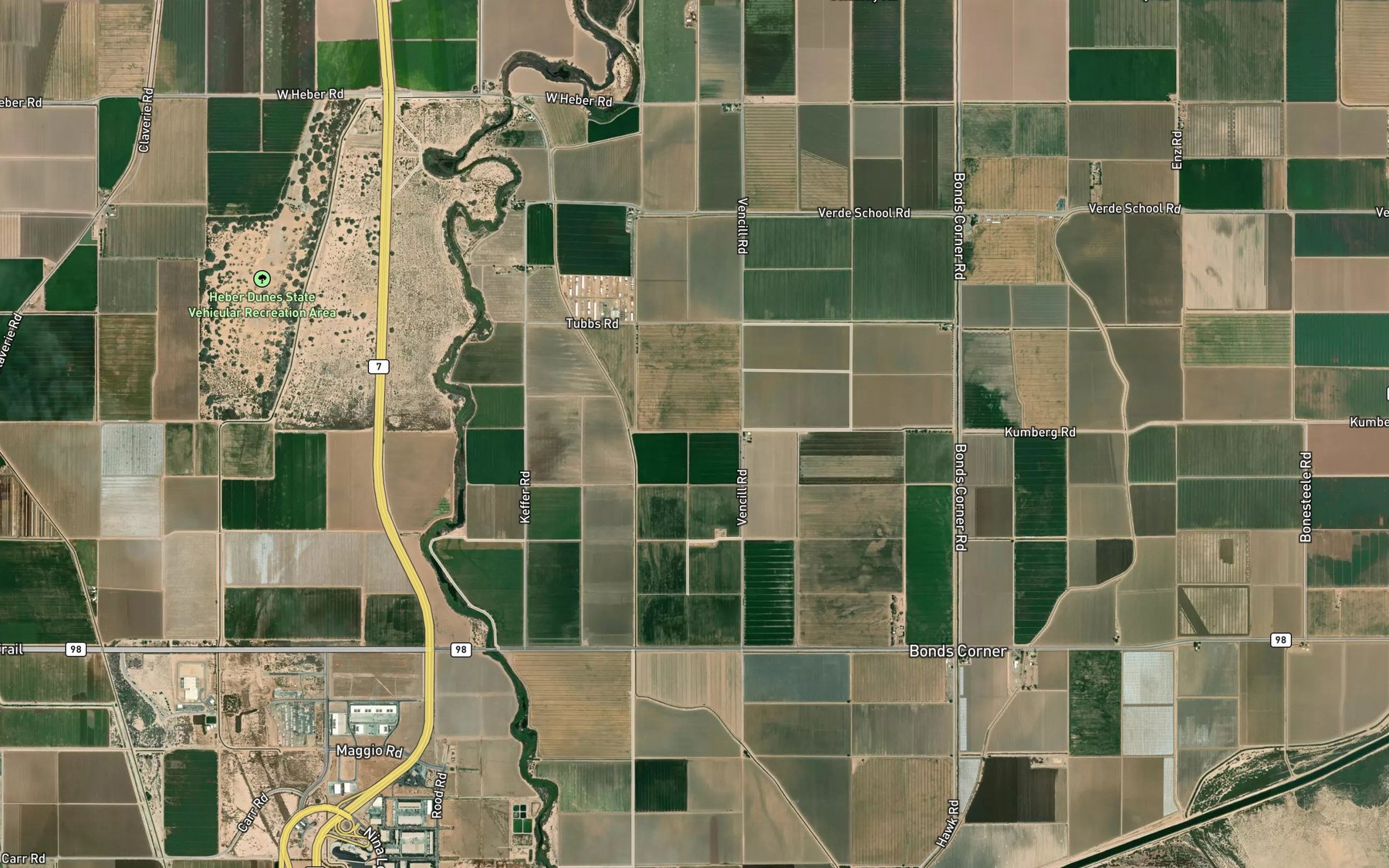 Satellite map of the Lateral Two