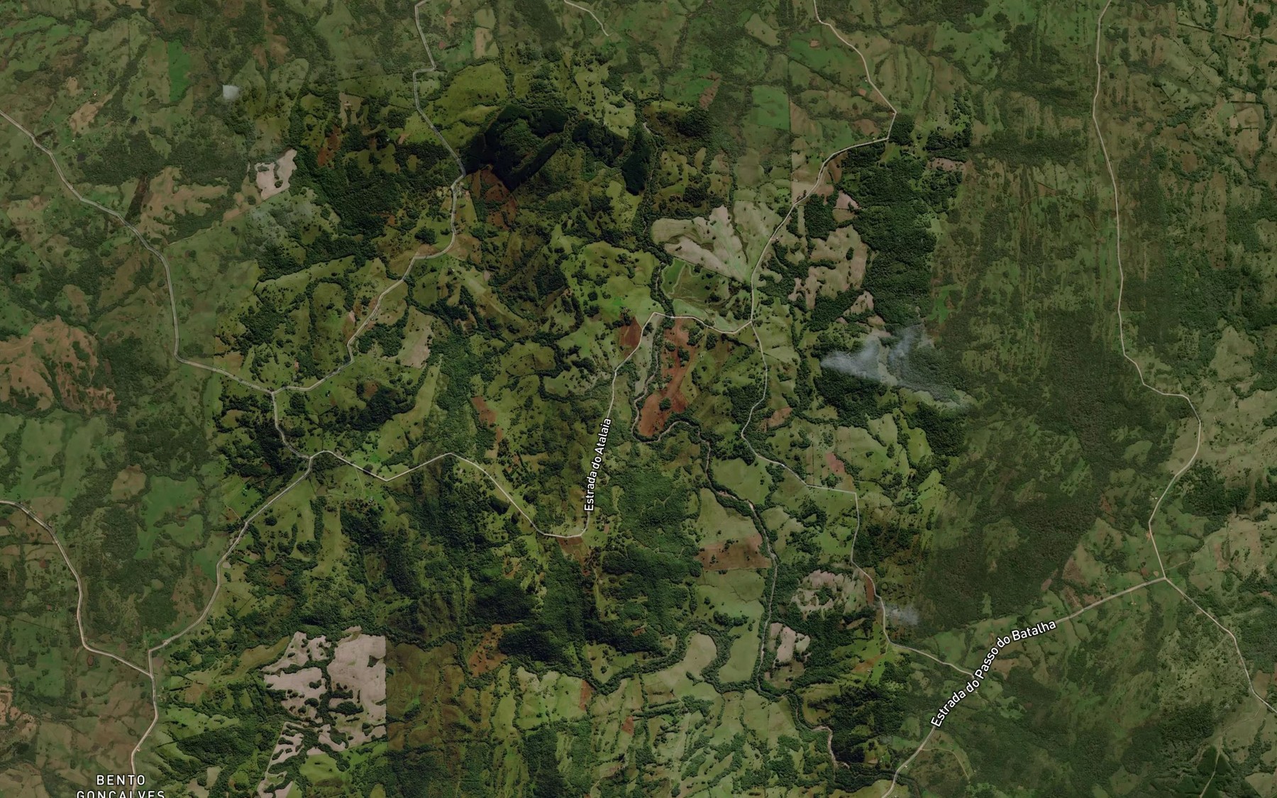 Satellite map of the Arroio Atalia