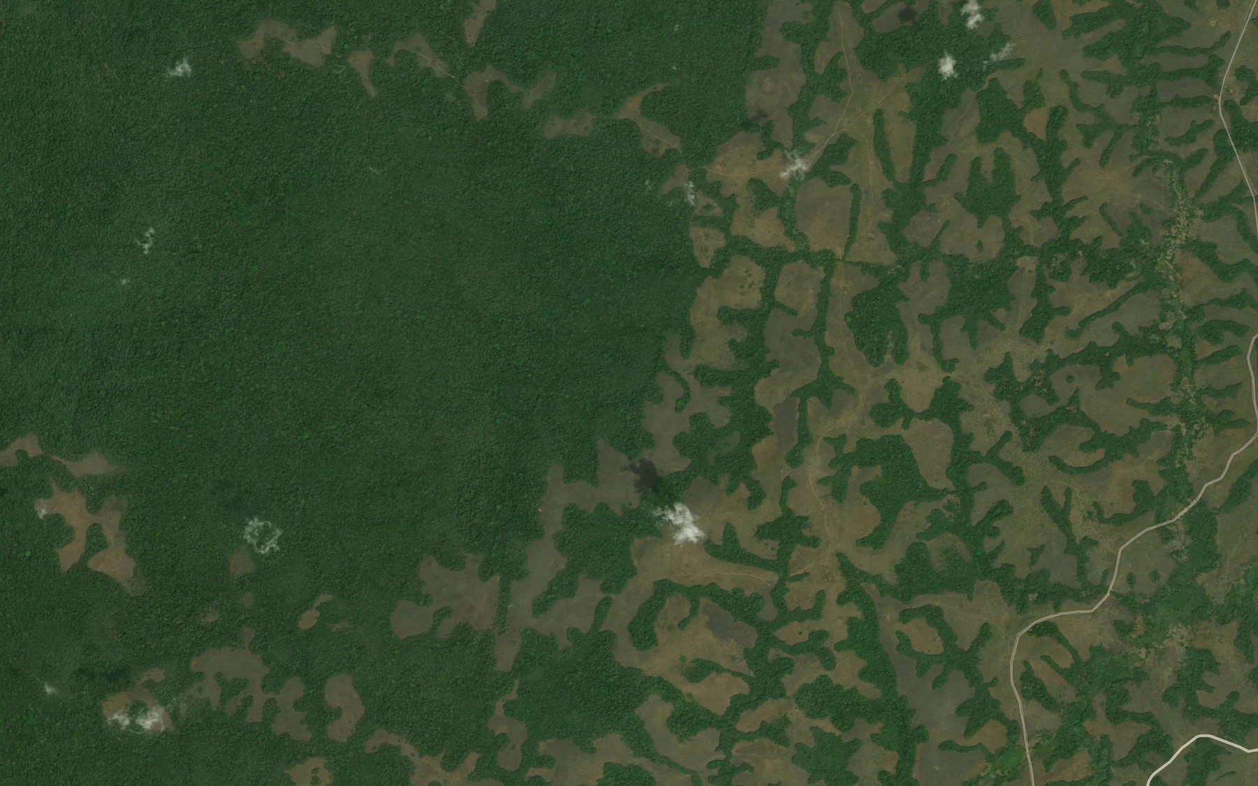 Satellite map of the Djime