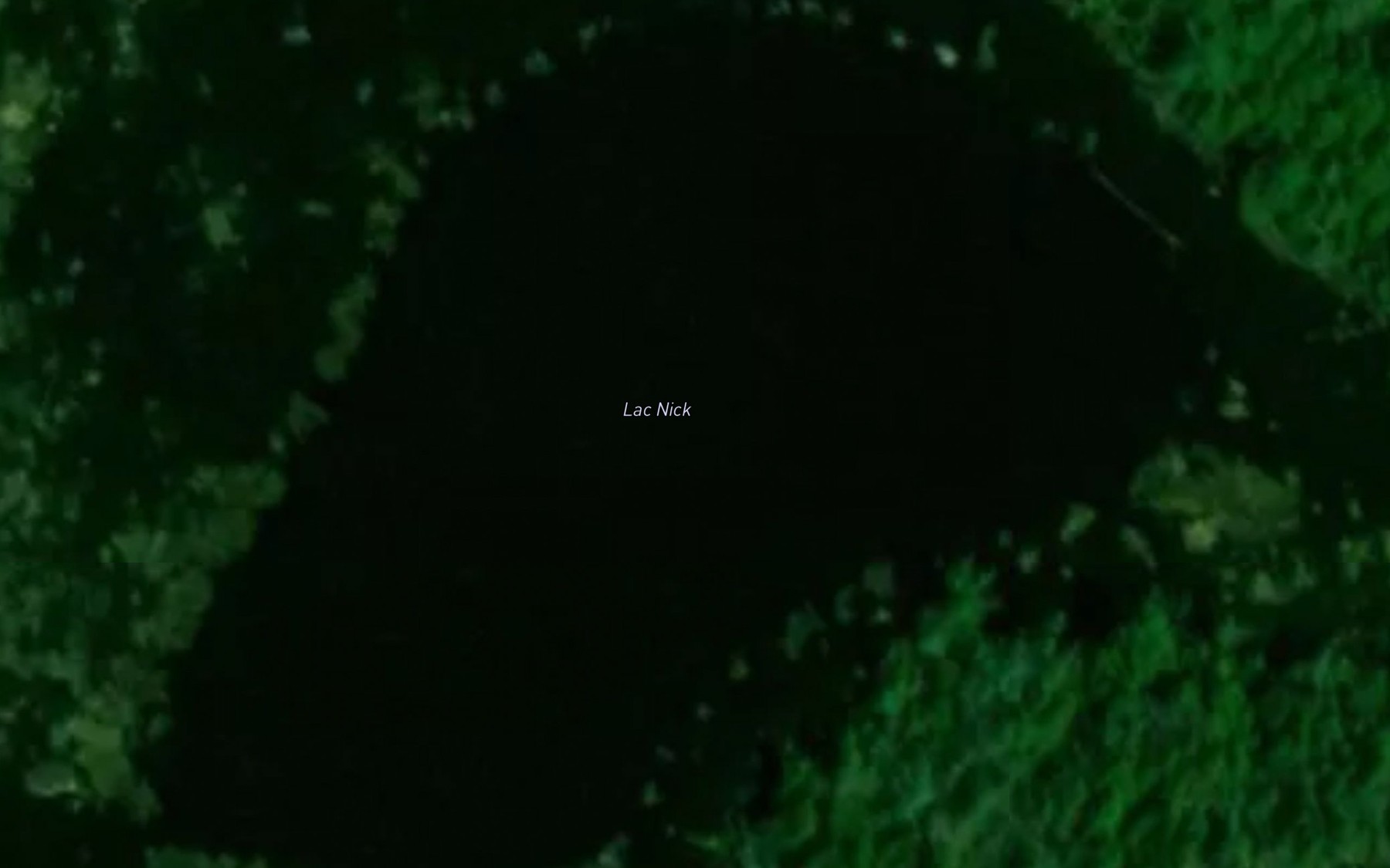 Satellite map of the Lac Nick