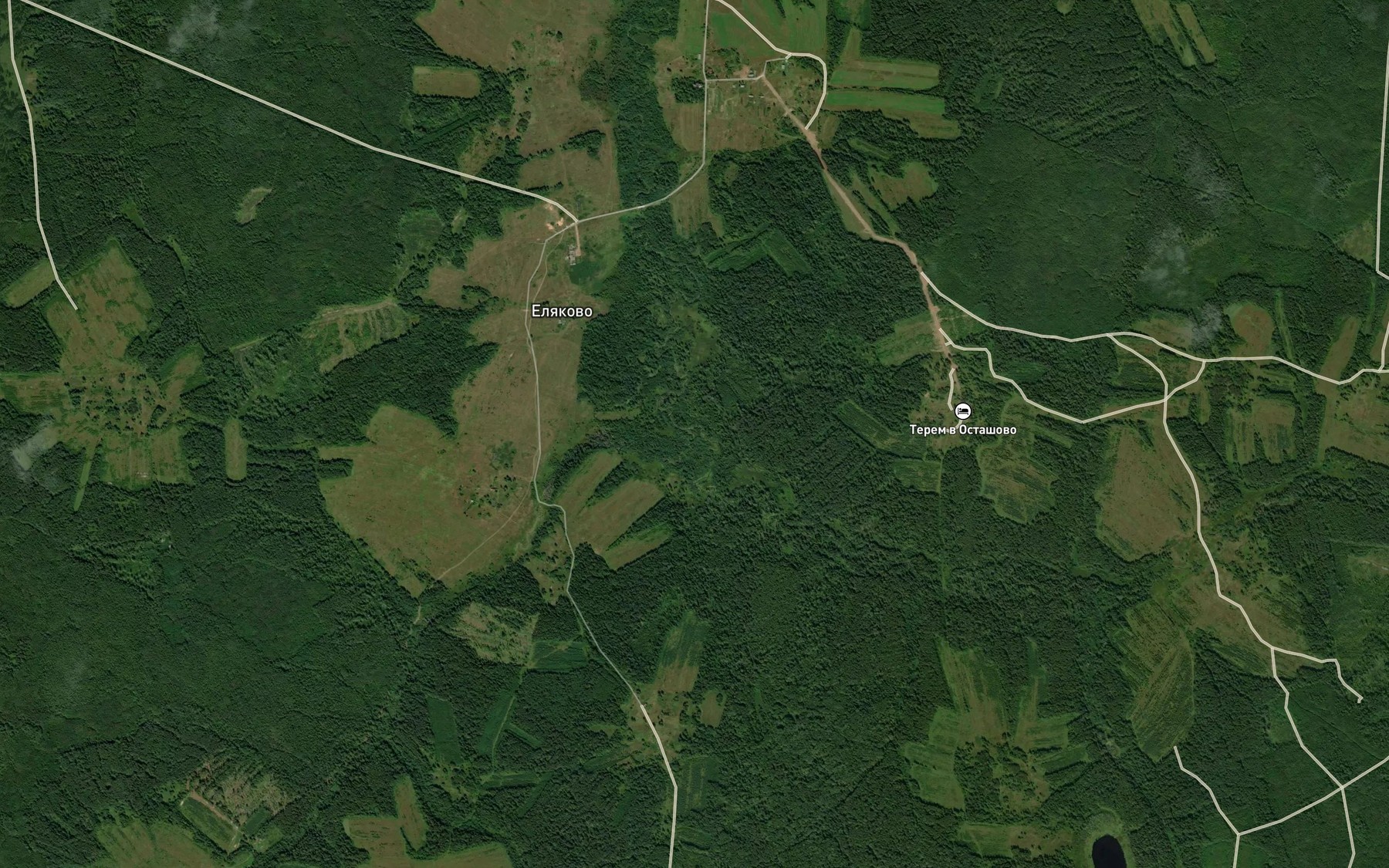 Satellite map of the Penka