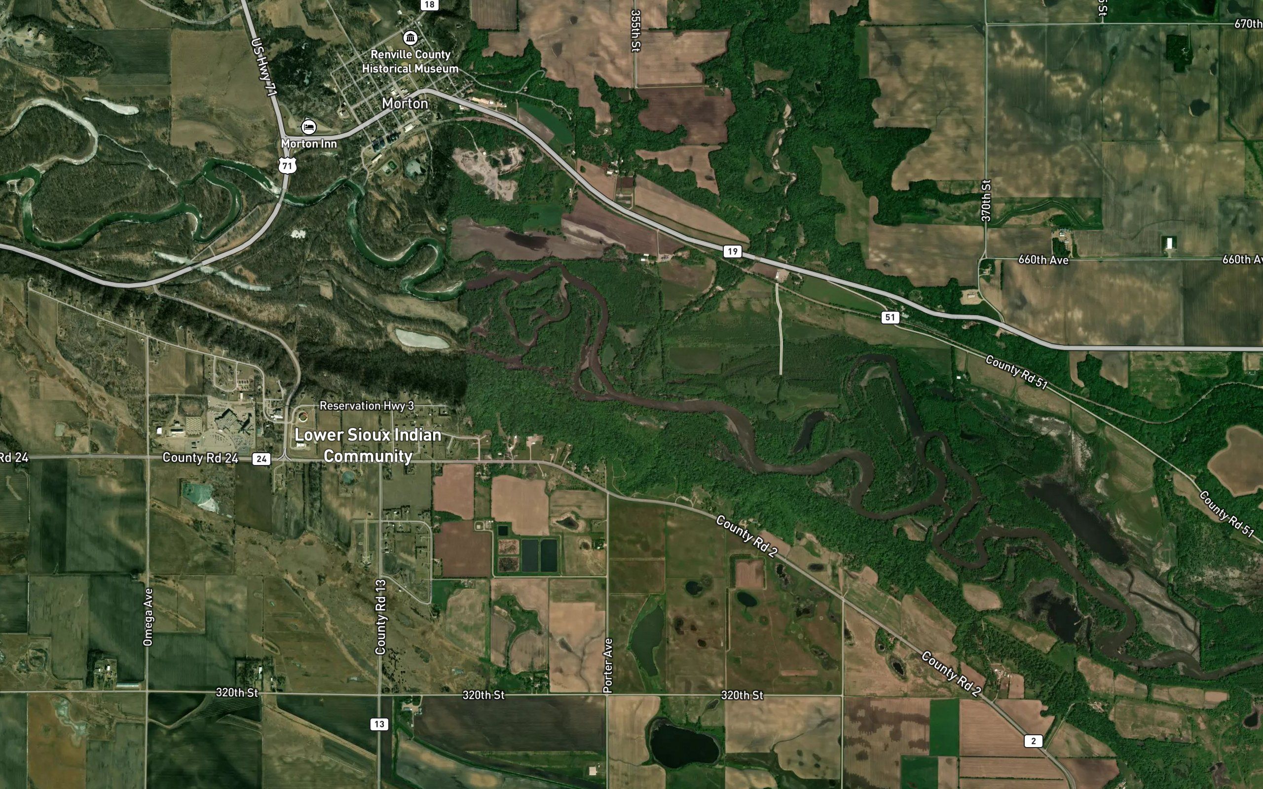 Birch Coulee Creek