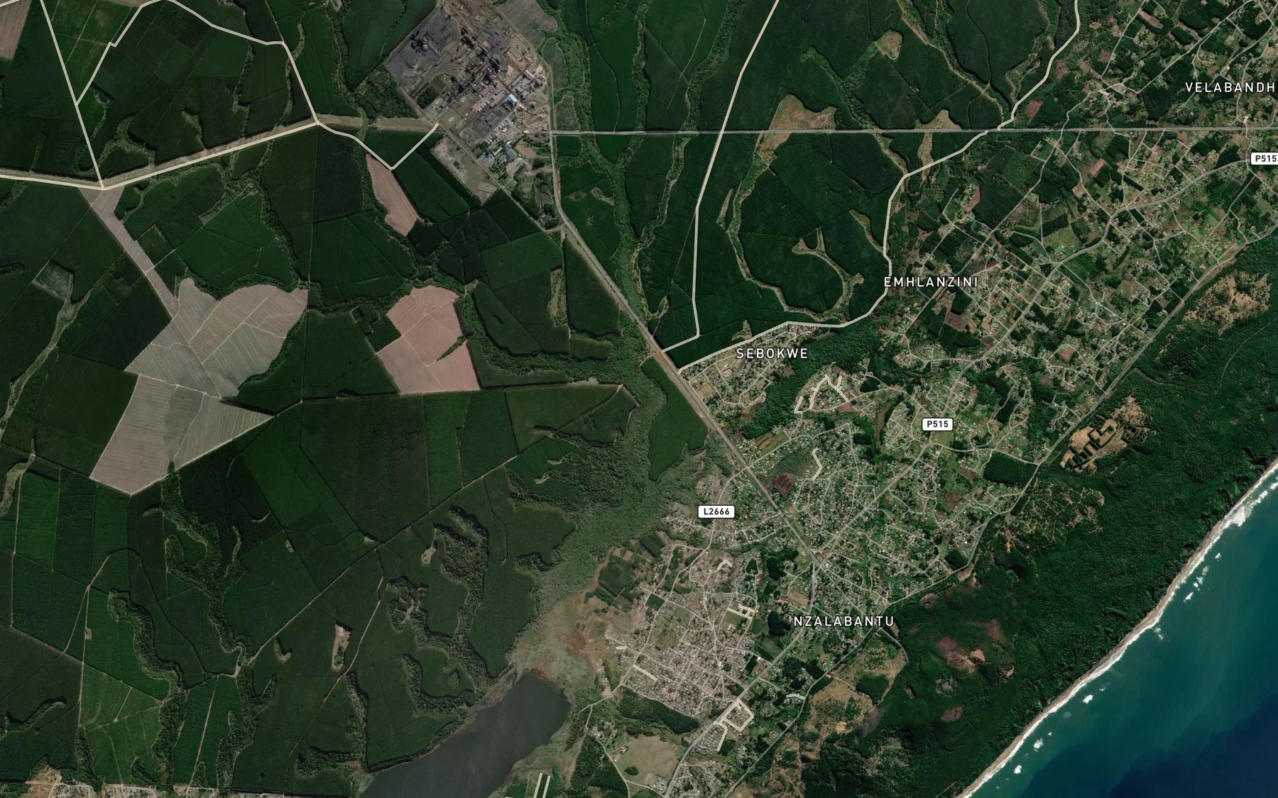 Satellite map of the Manzamnyama