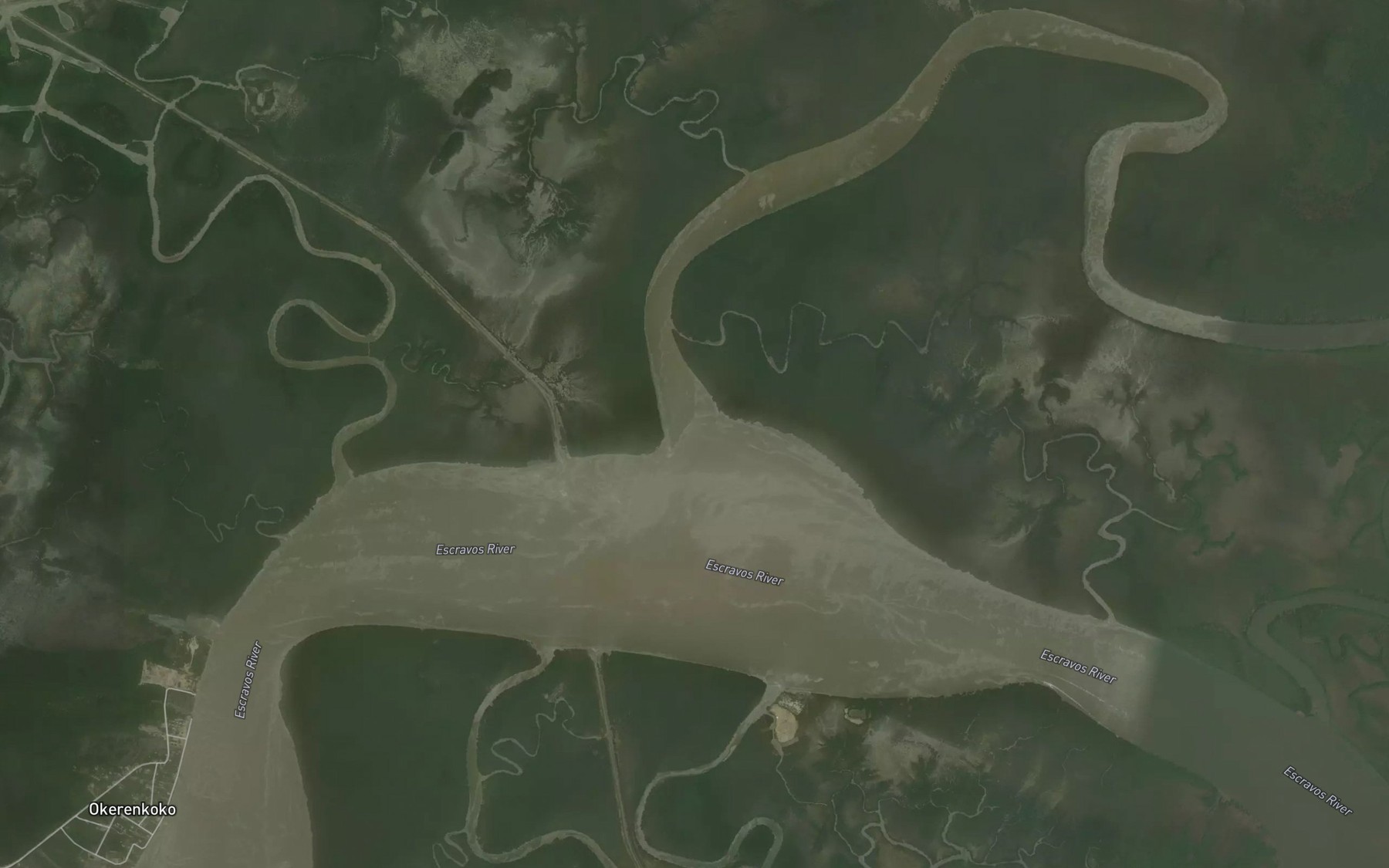 Satellite map of the Folofolo Creek