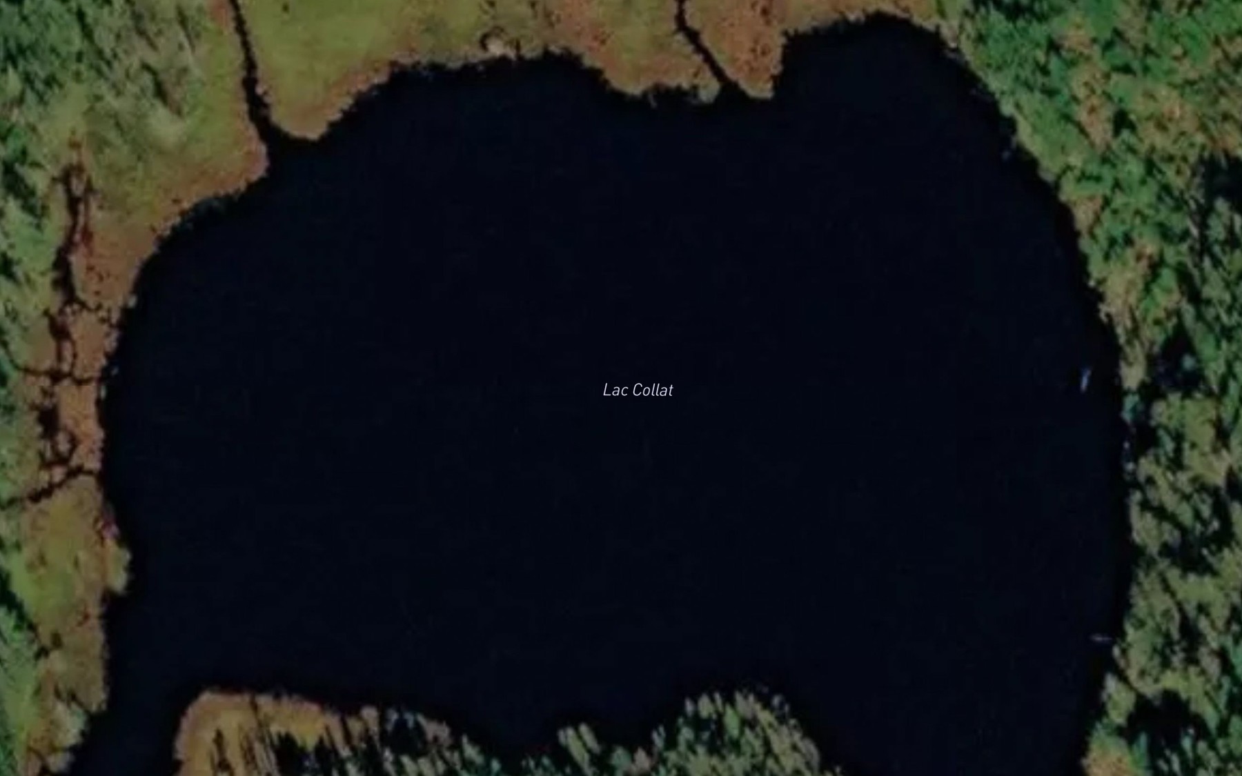 Satellite map of the Lac Collat
