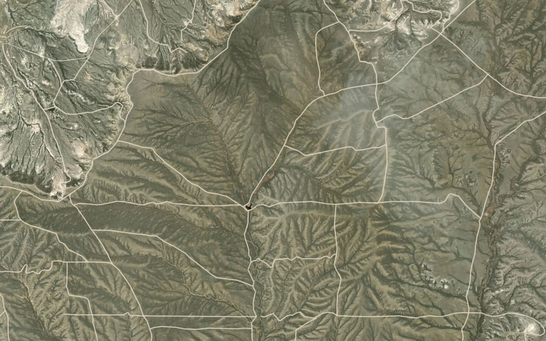 Satellite map of the Barrel Spring