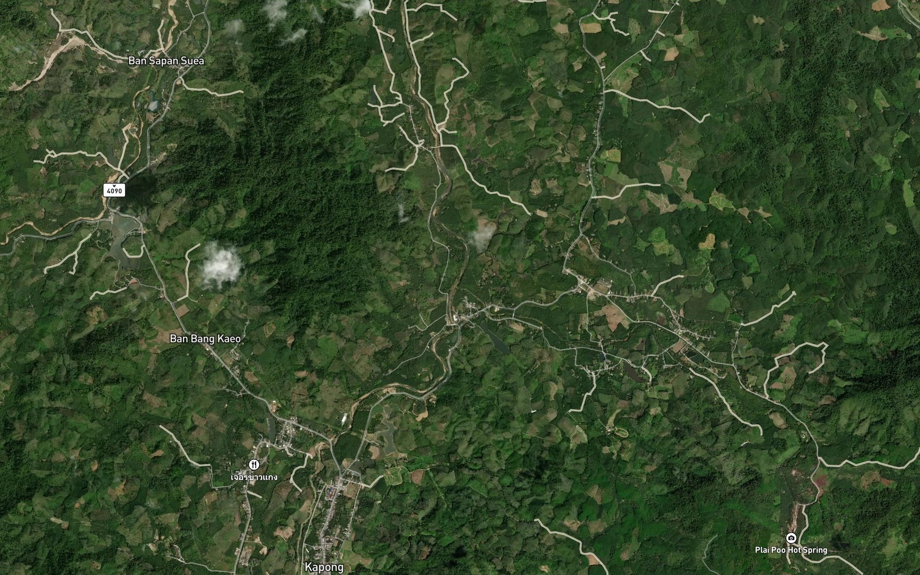 Satellite map of the Khlong Phu