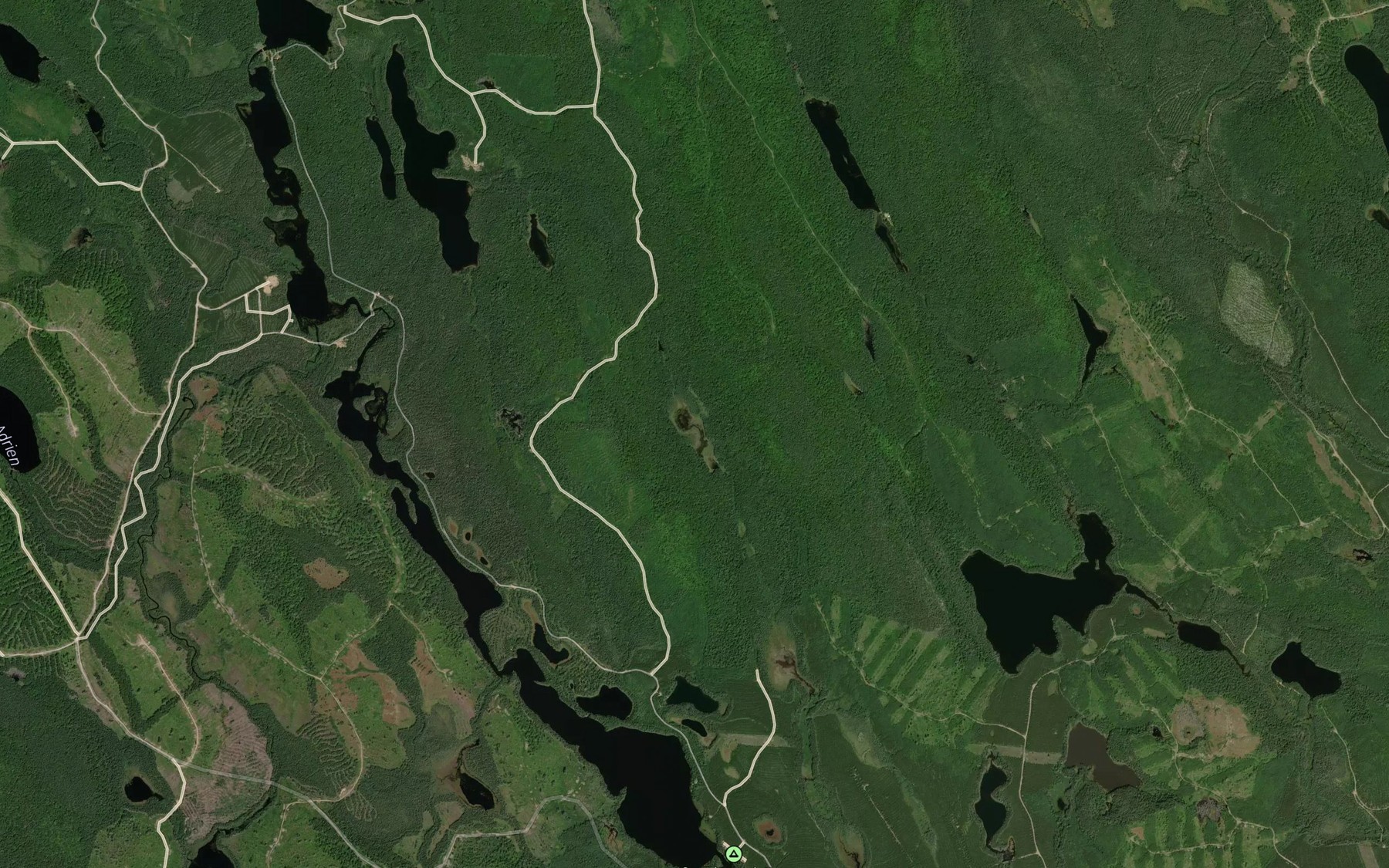 Satellite map of the Lac de la Centinode