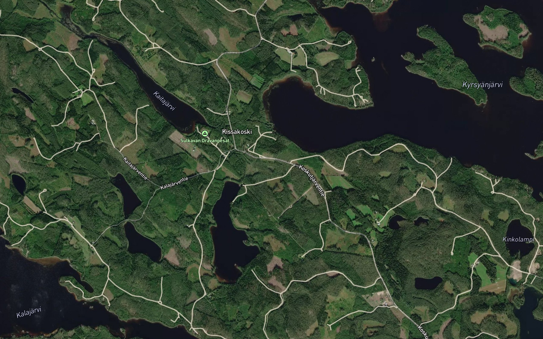 Satellite map of the Hepolampi