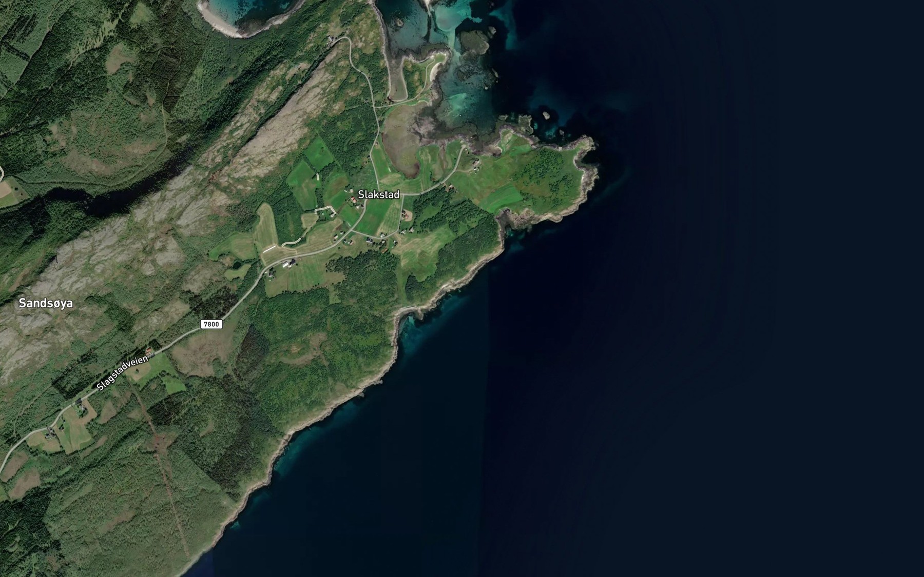 Satellite map of the Smavikran