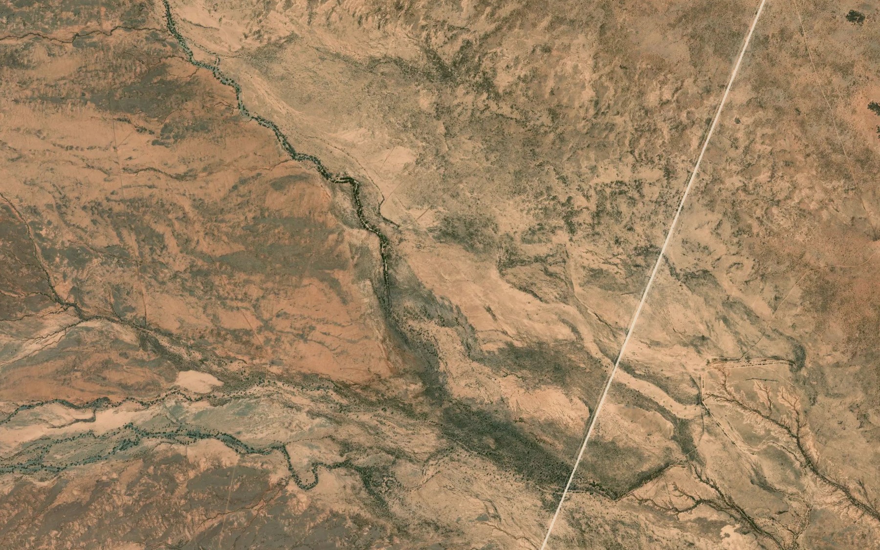 Satellite map of the Moro Creek