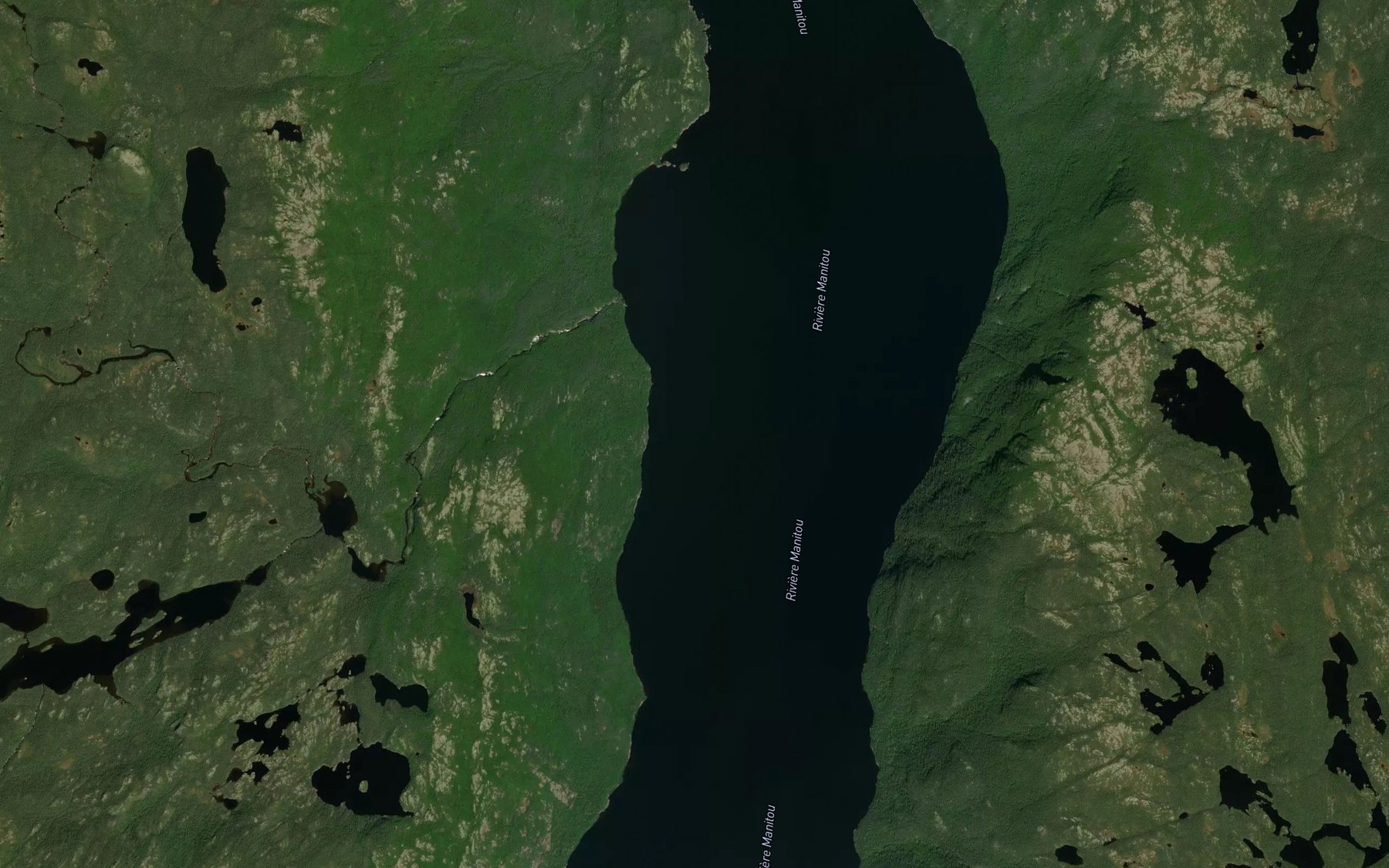 Satellite map of the Ruisseau de l'Epinette