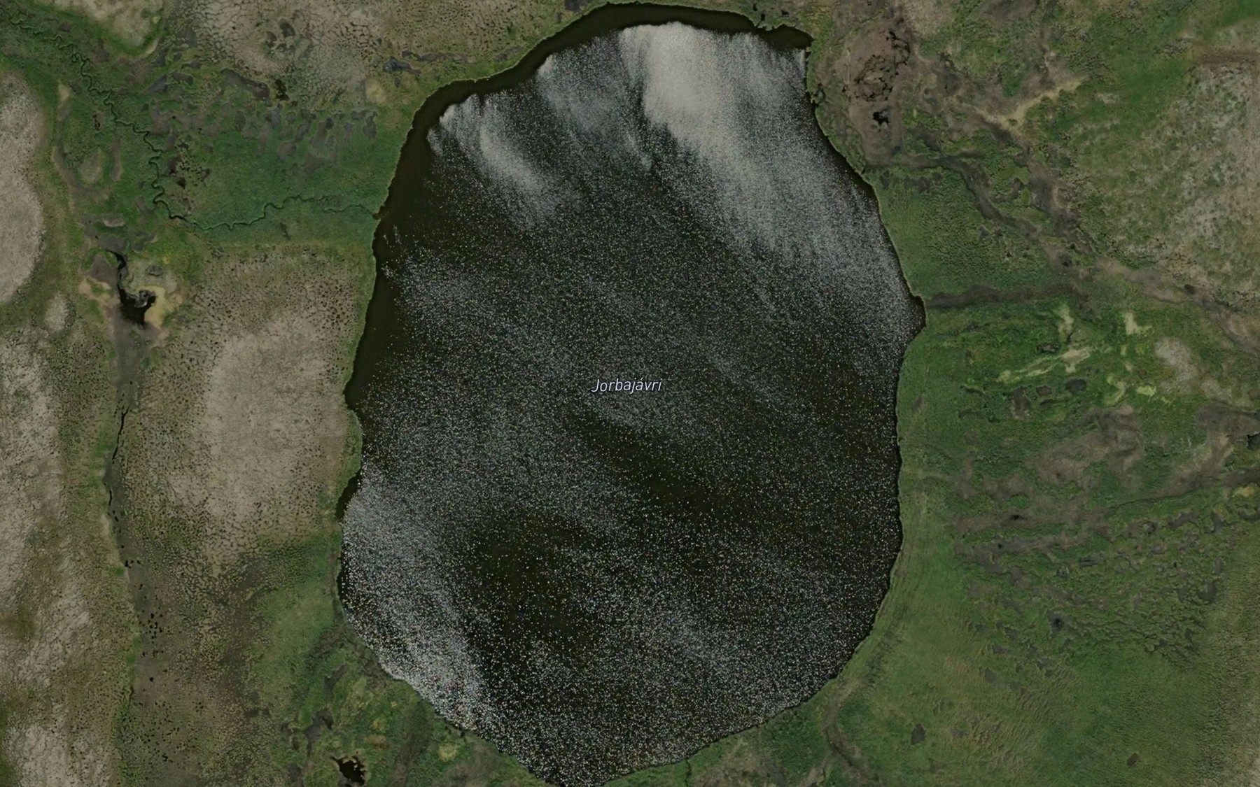 Satellite map of the Jarbajavri