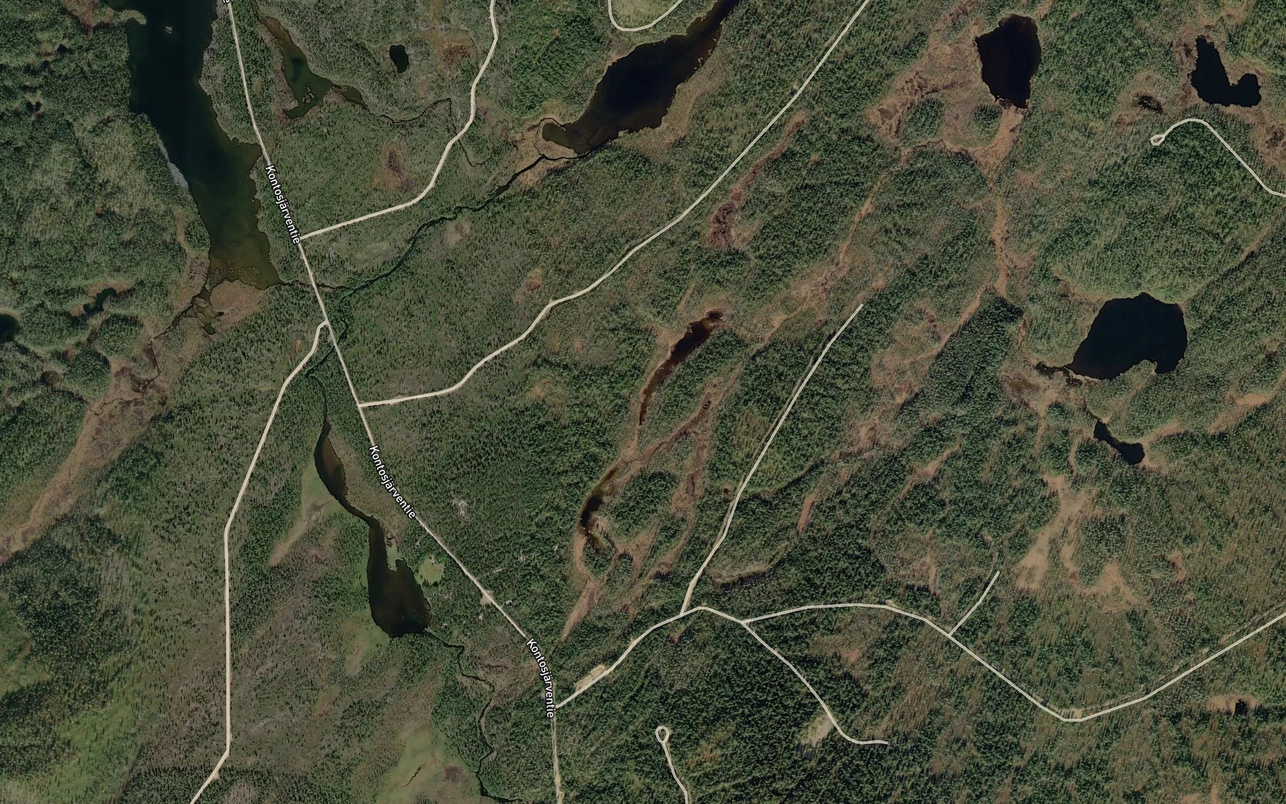 Satellite map of the Peratysjarvet