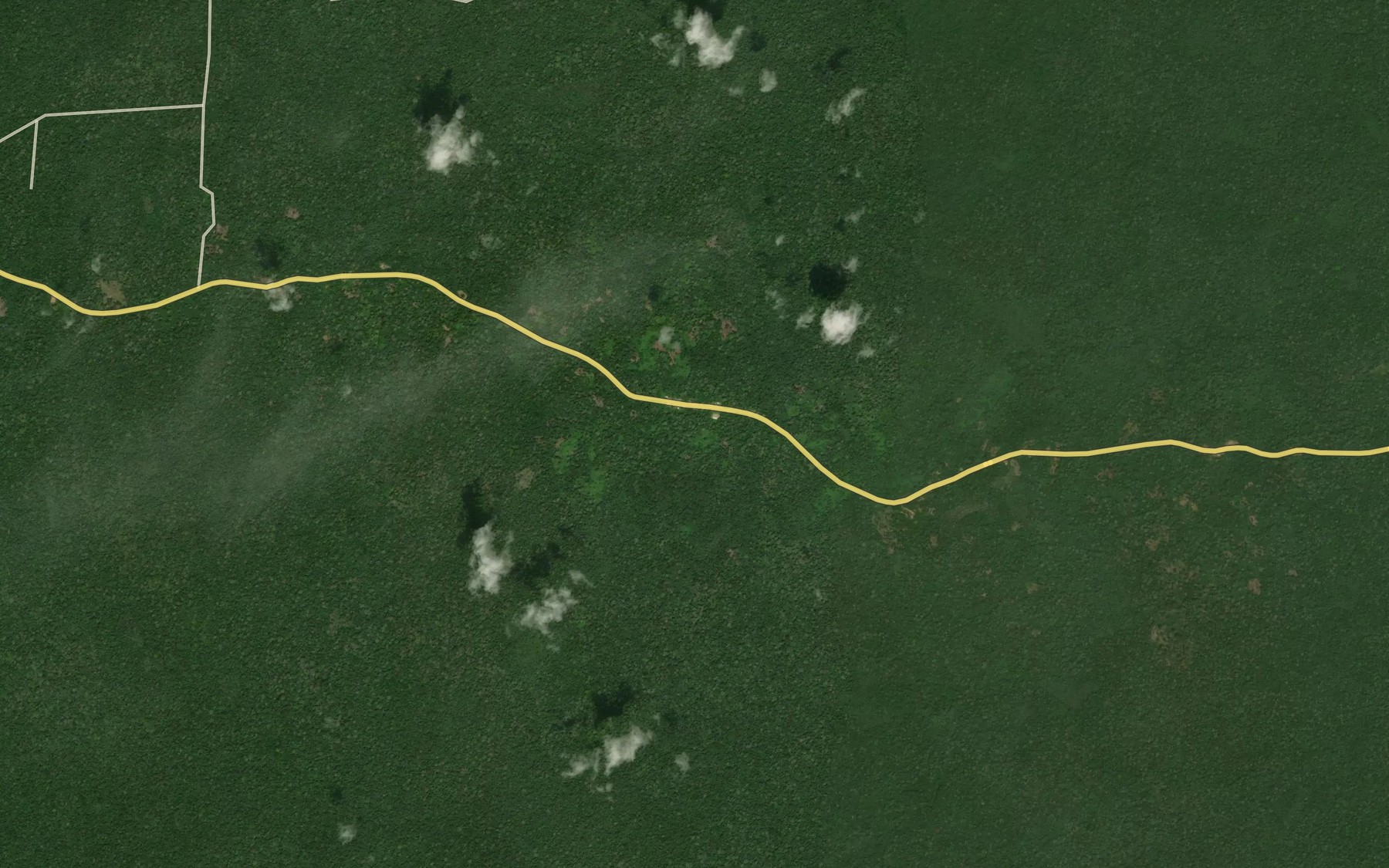 Satellite map of the Ngaoundele
