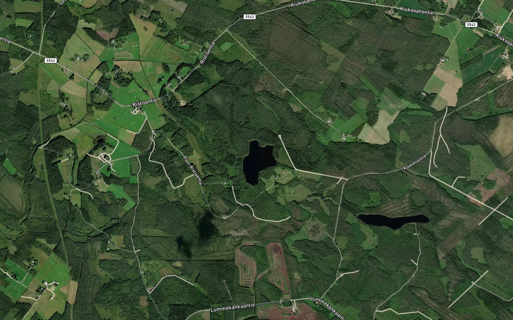 Satellite map of the Pieni-Ristinen