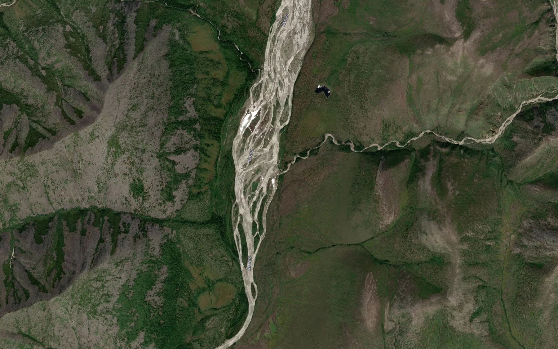 Satellite map of the Kheatachan