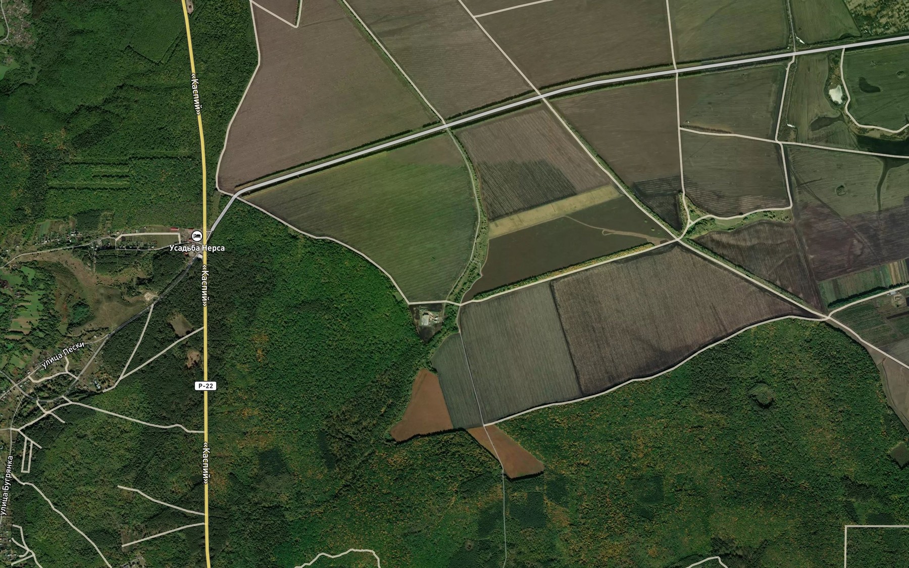 Satellite map of the Ovrag Norovka