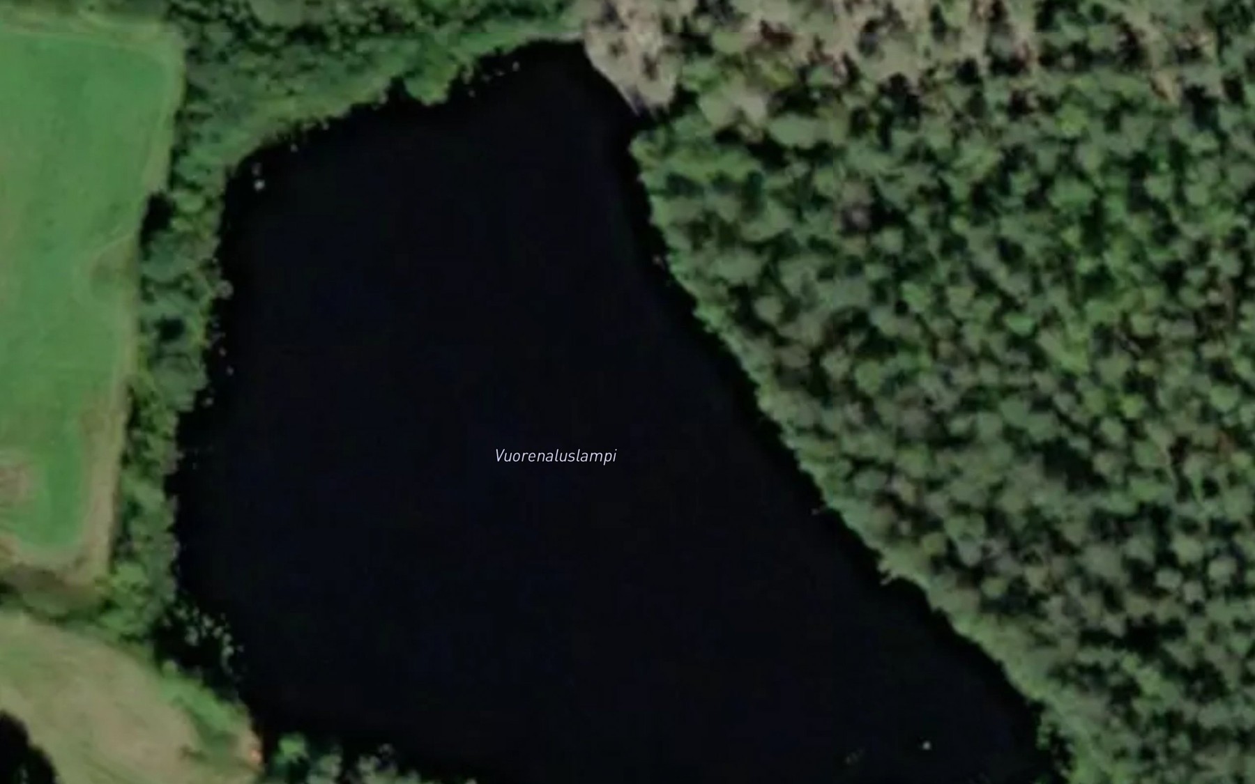 Satellite map of the Vuorenaluslampi
