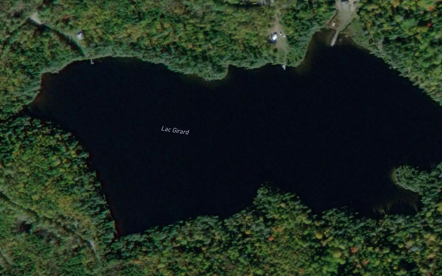 Satellite map of the Lac Girard