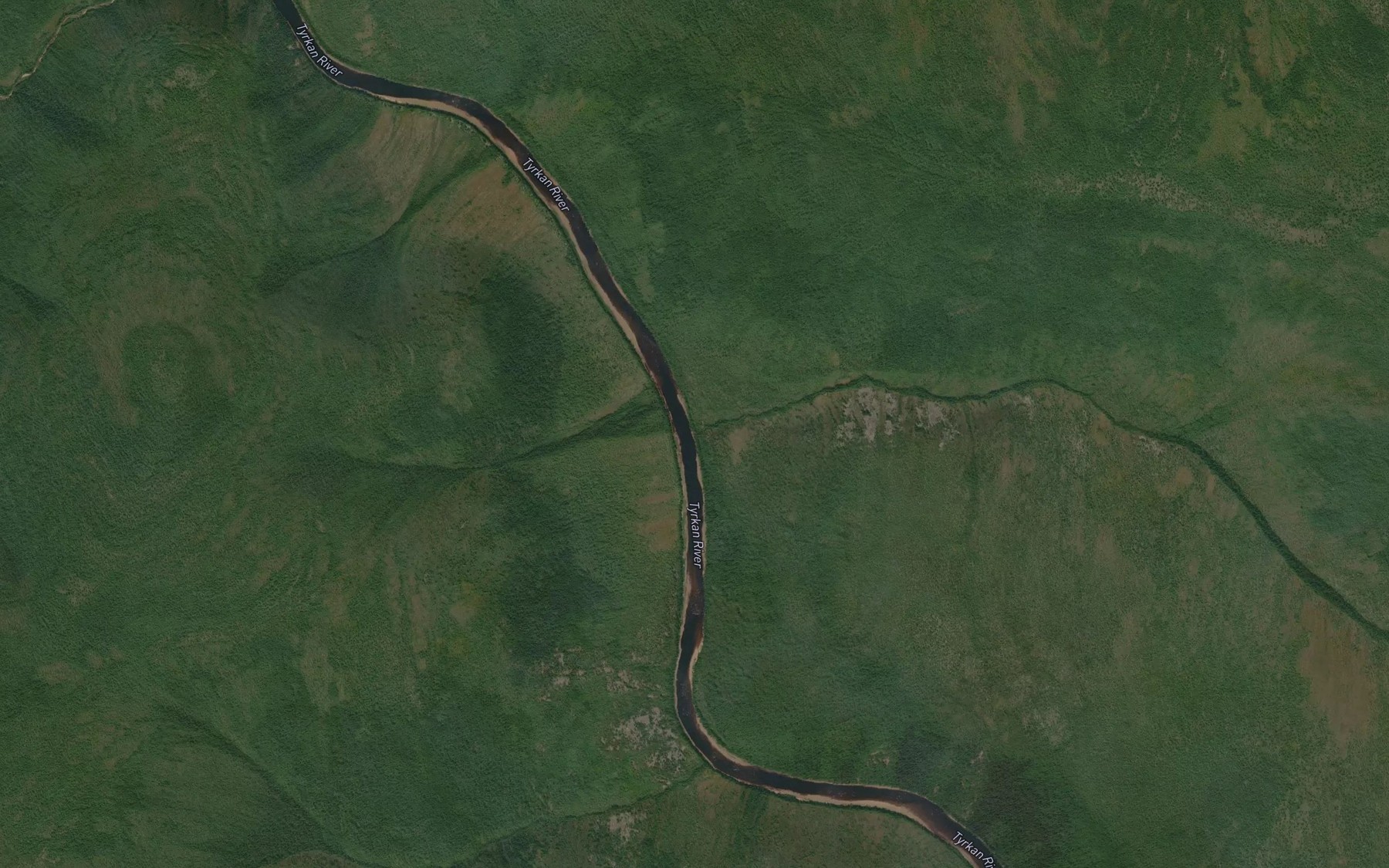 Satellite map of the Khorogo