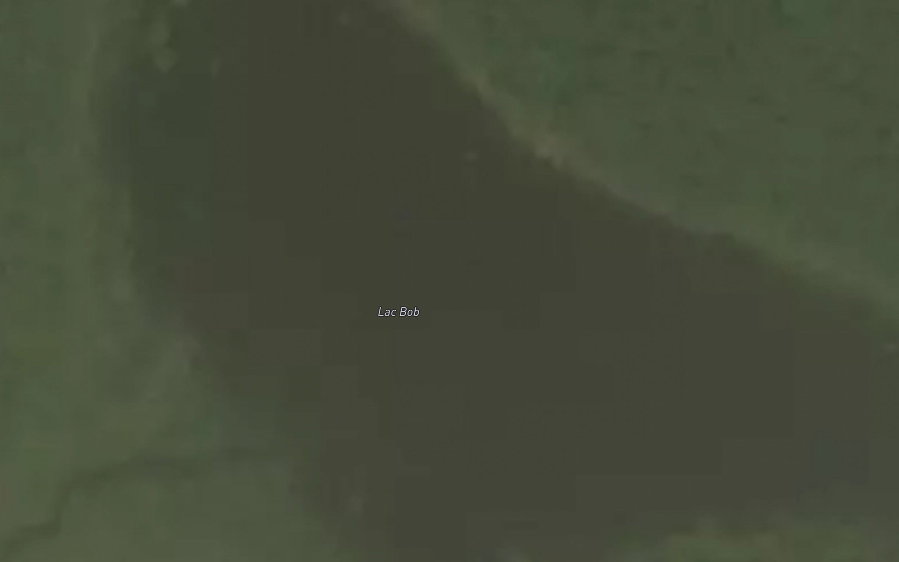 Satellite map of the Lac Bob