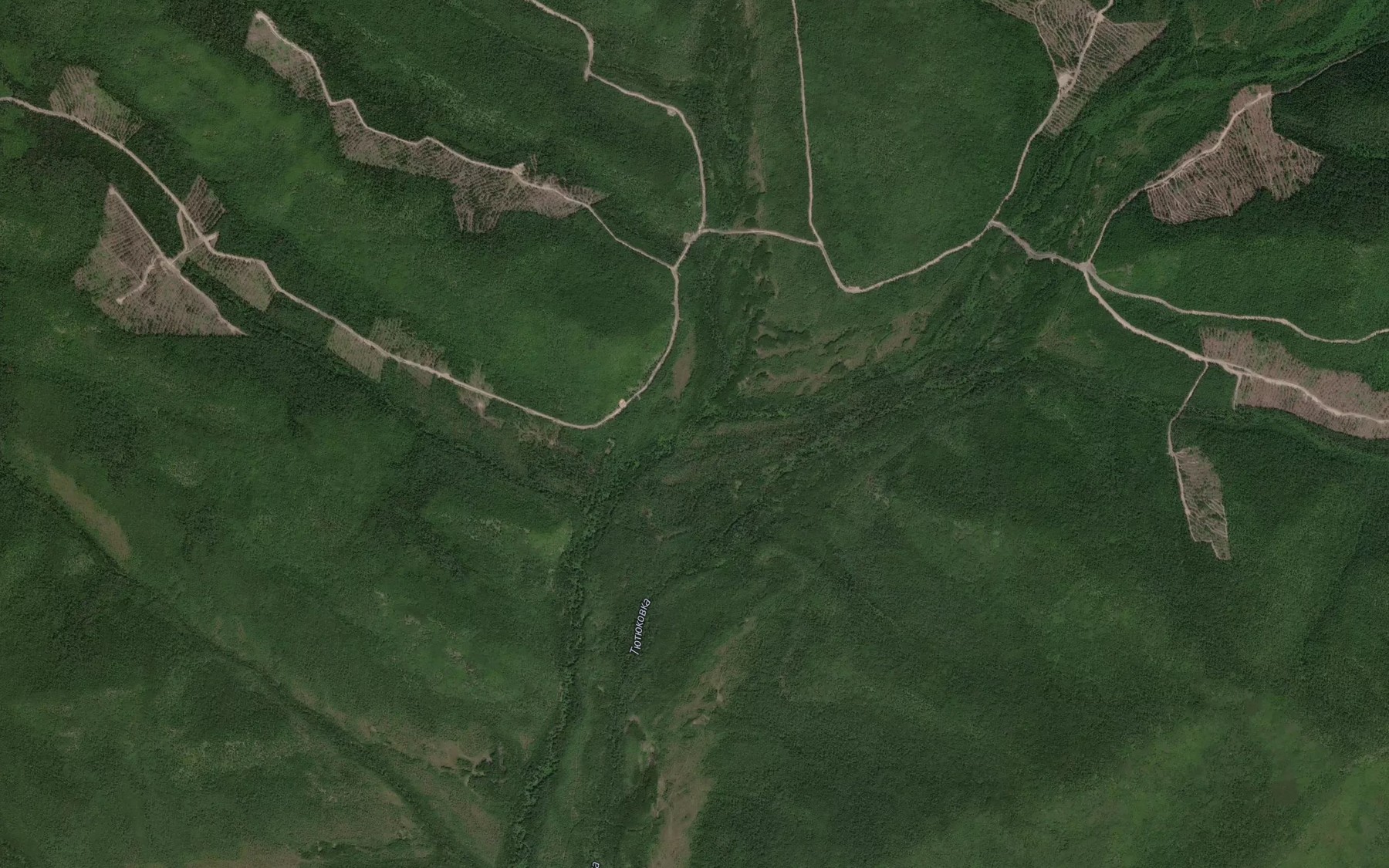 Satellite map of the Levaya Muksenka