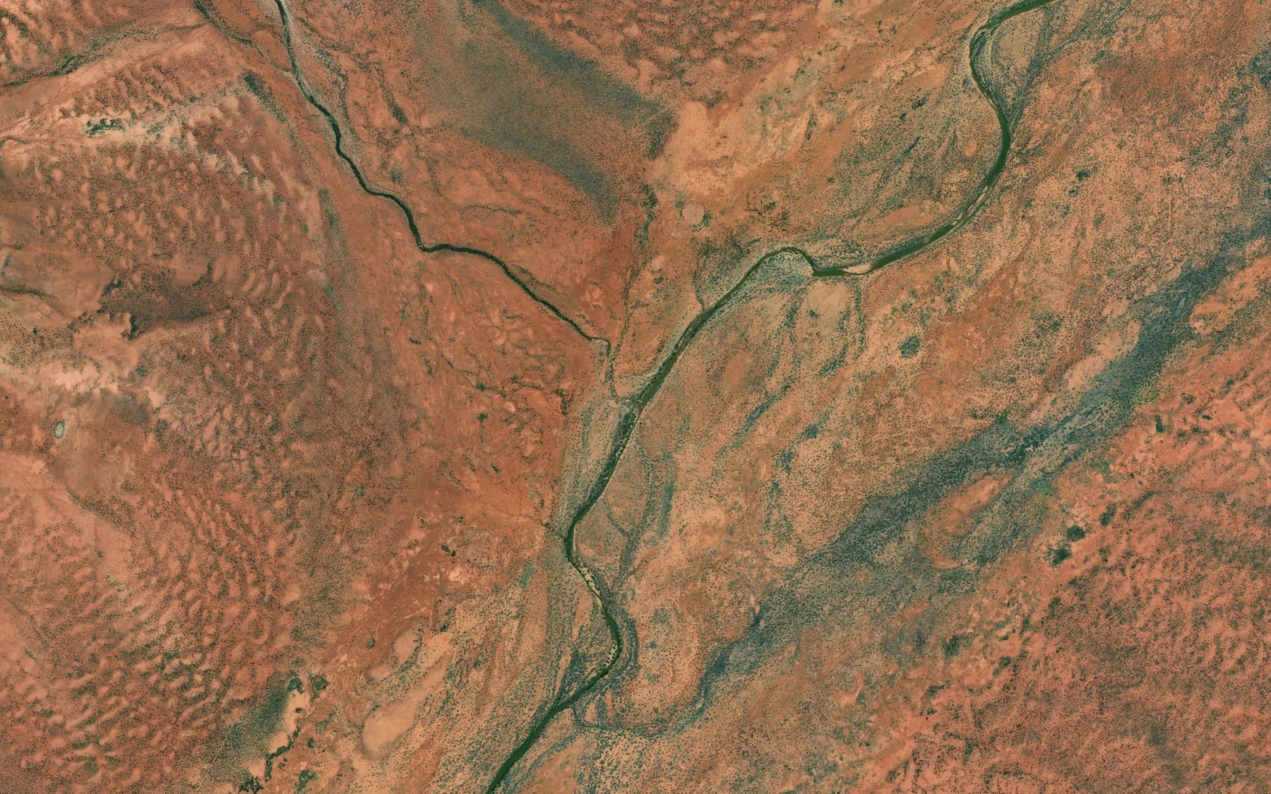Satellite map of the Murrum Creek