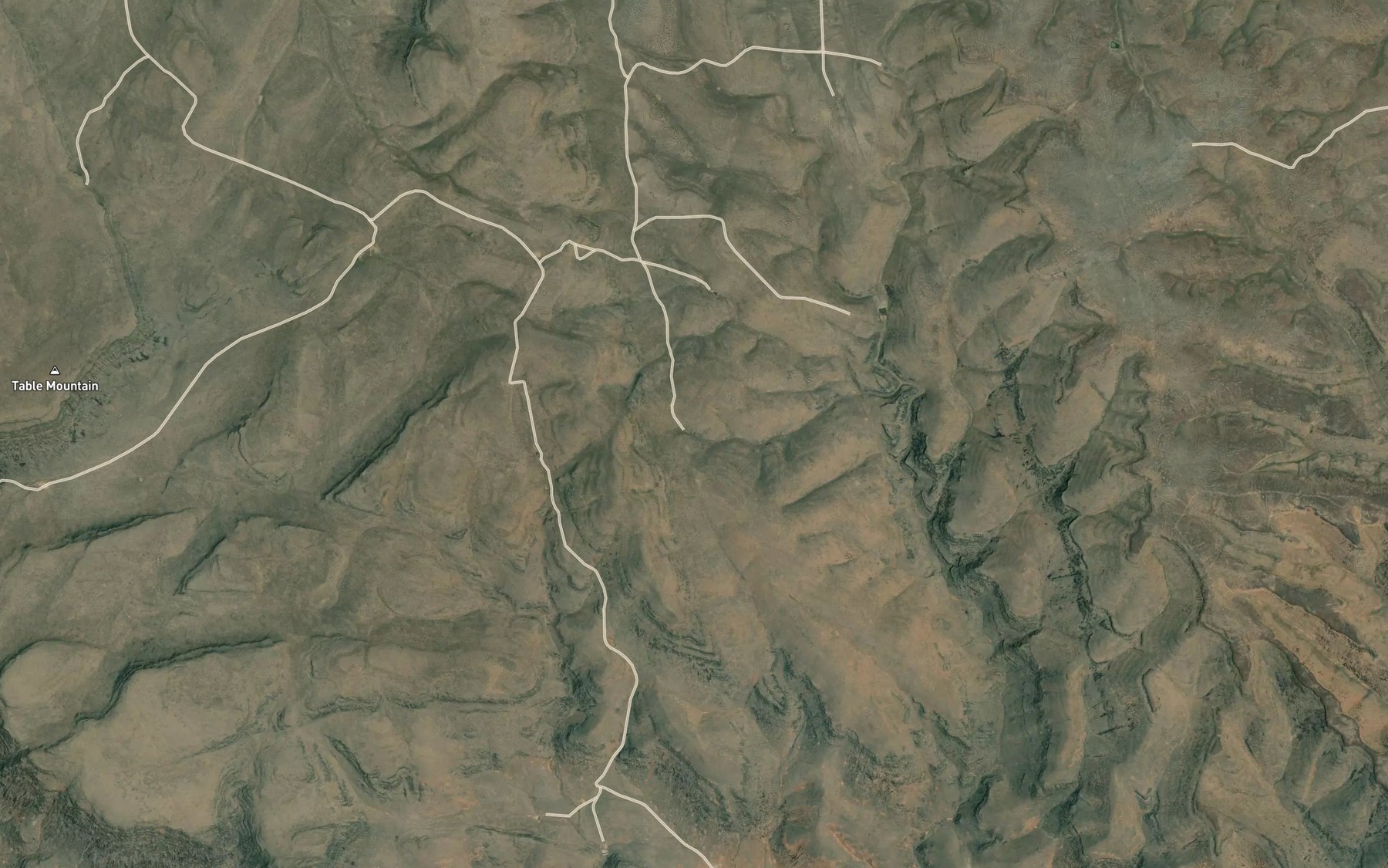 Satellite map of the Jimmy Spring Reservoir