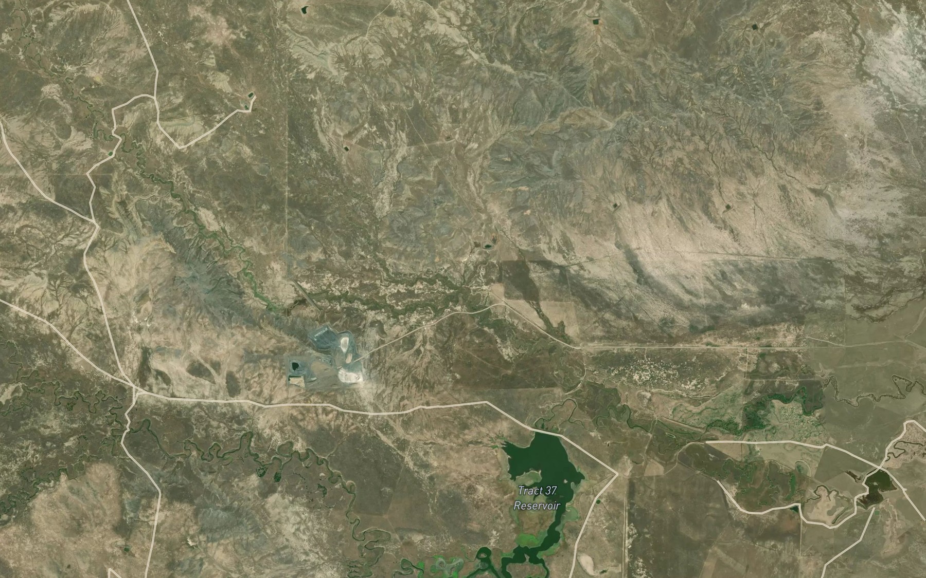Satellite map of the North Battle Creek