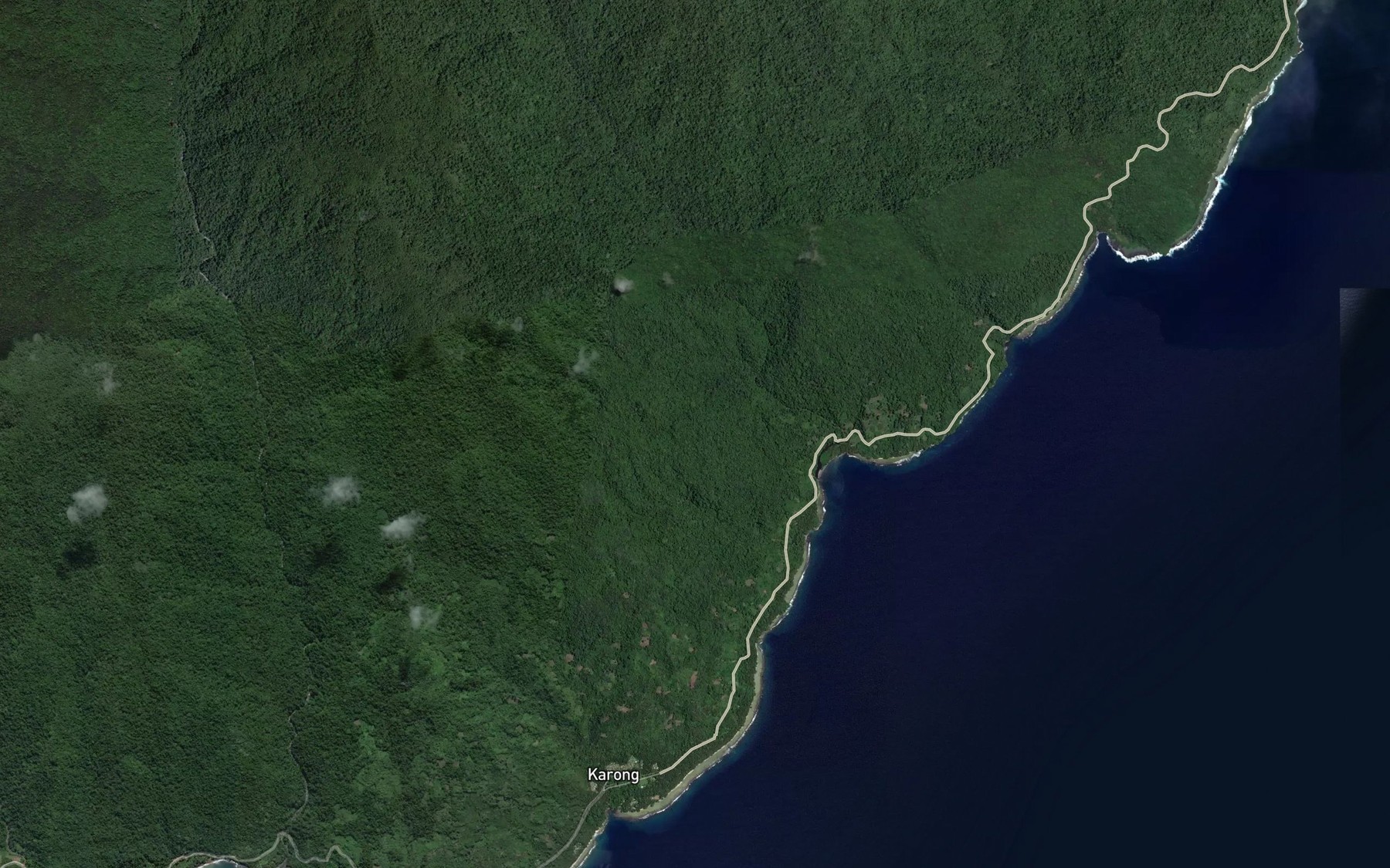 Satellite map of the Murim Creek